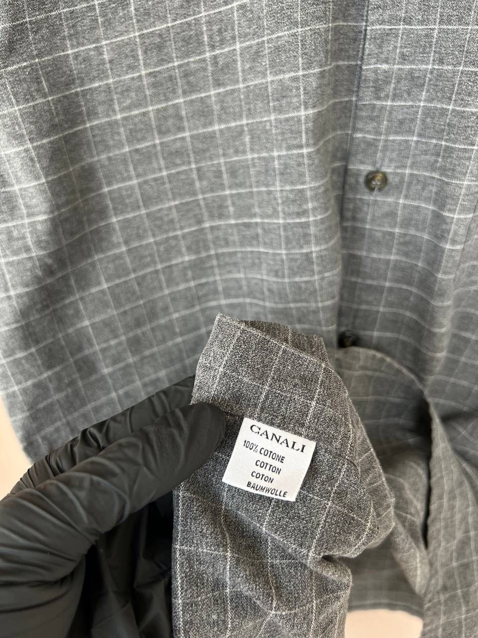 Canali Canali Green Label Check Button Down Shirt Mens Size 39 (M) Size US M / EU 48-50 / 2 - 10 Thumbnail