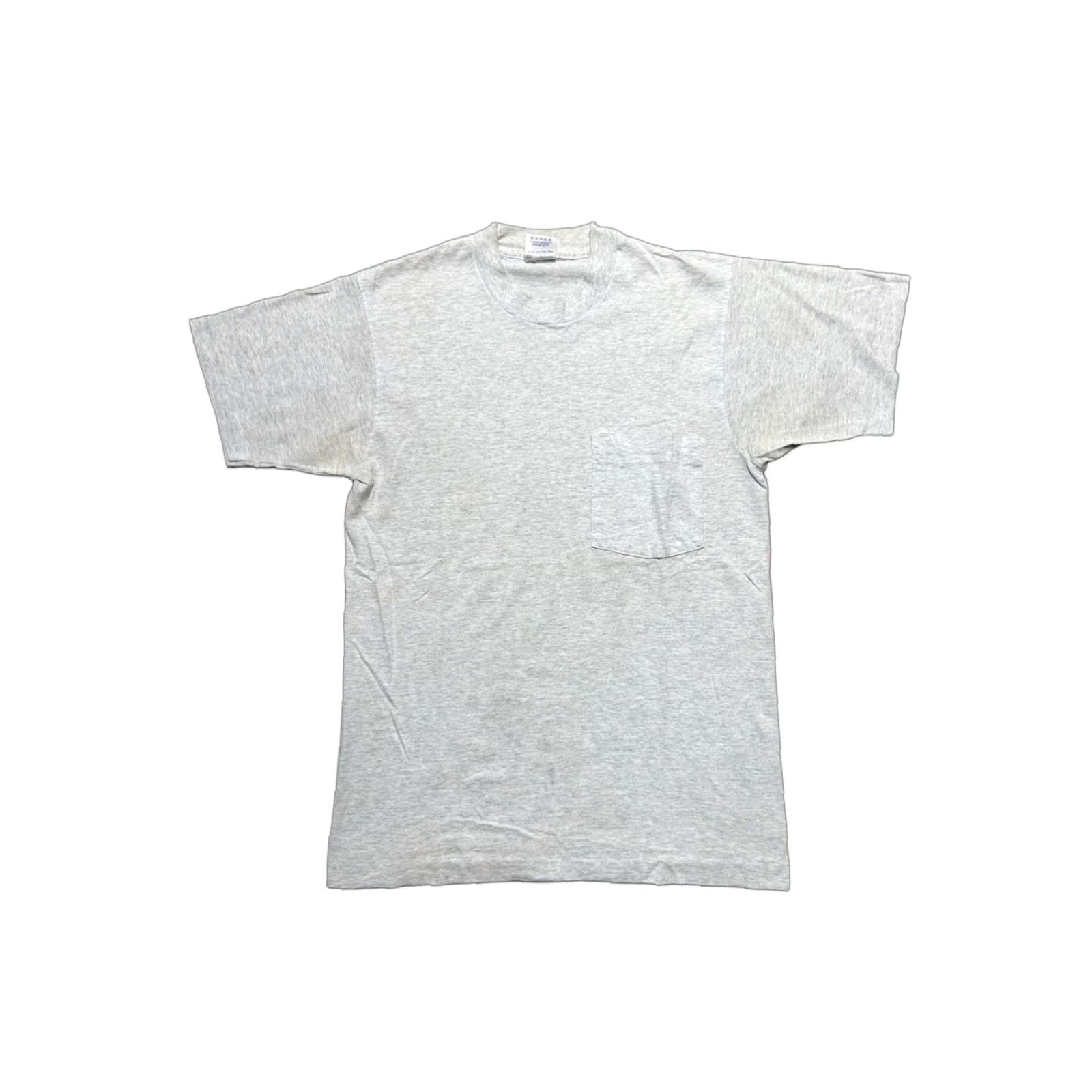 Vintage VINTAGE 80s 90s pocket T-Shirt BVD blank heather gray single stitch M & M Medium Mens Shirt Size US M / EU 48-50 / 2 - 1 Thumbnail