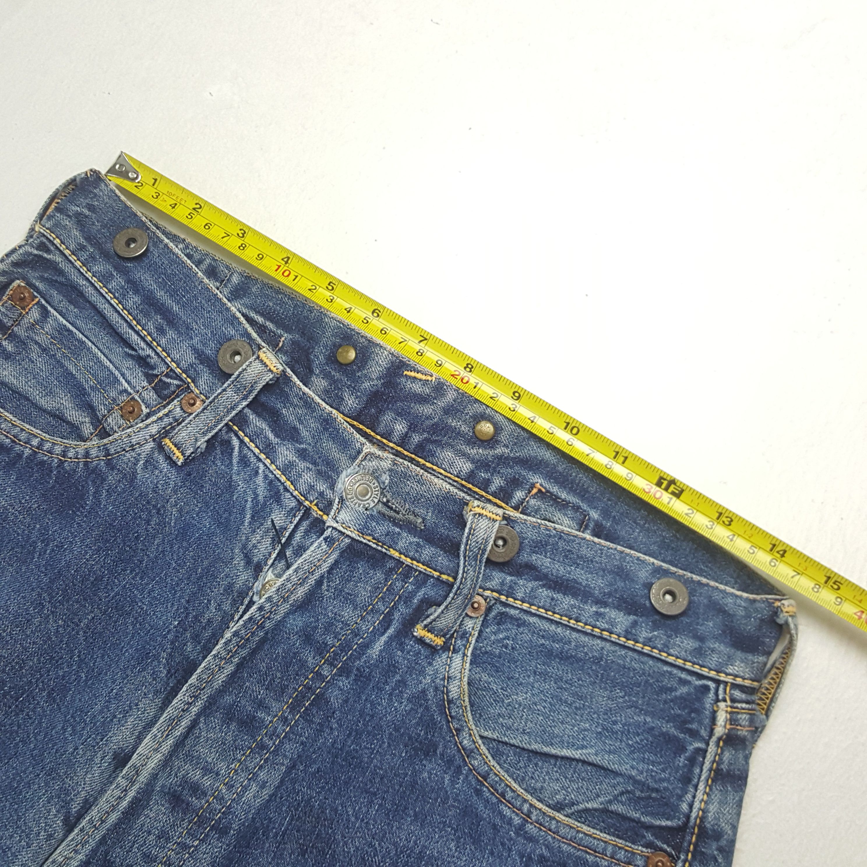 Evisu Vintage Evis Selvedge Daicock Art Denim Jeans C297N1 Size US 29 - 9 Thumbnail