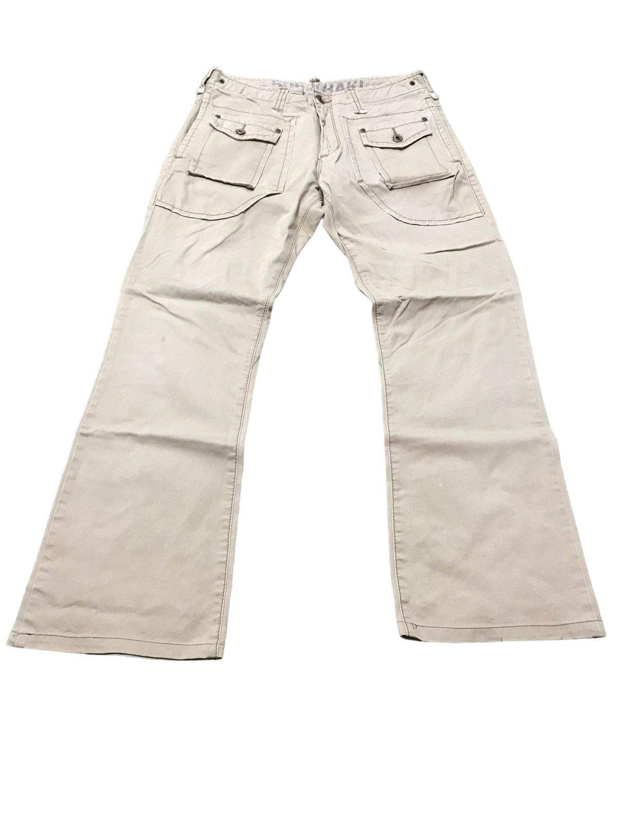 image of Edwin Type-505 Vintage Khaki Multipocket Cargo Pants, Men's (Size 31)