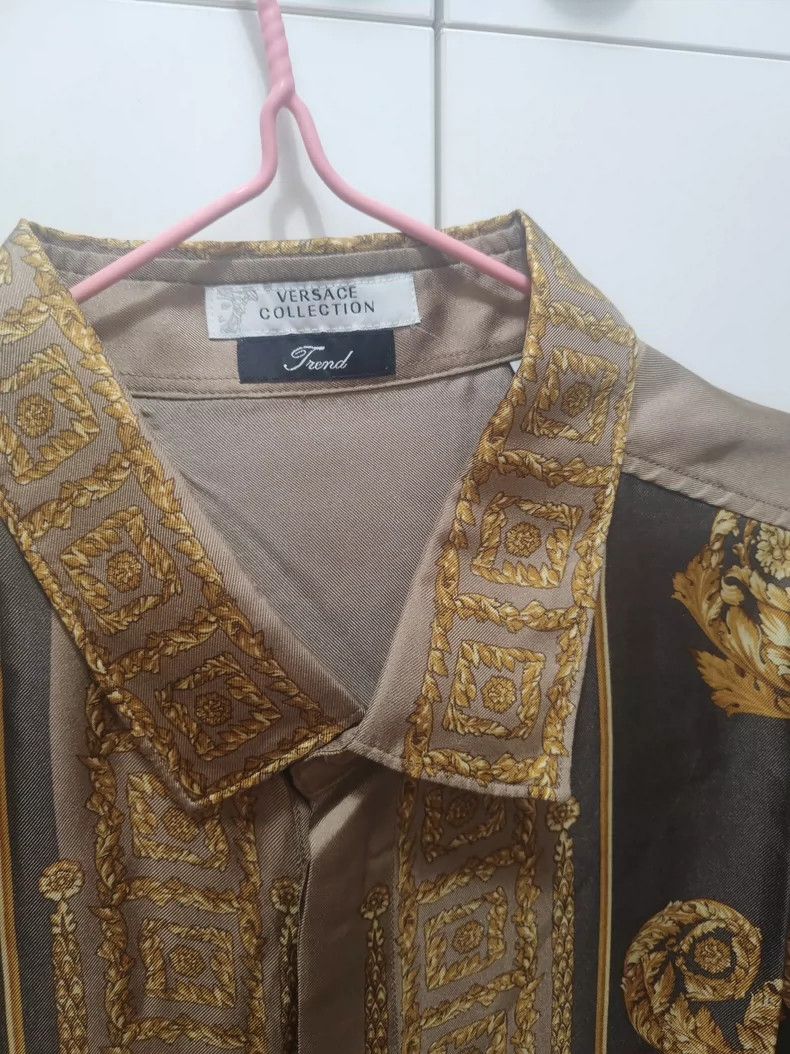 Versace Versace Baroque print shirt Size US XXL / EU 58 / 5 - 4 Thumbnail