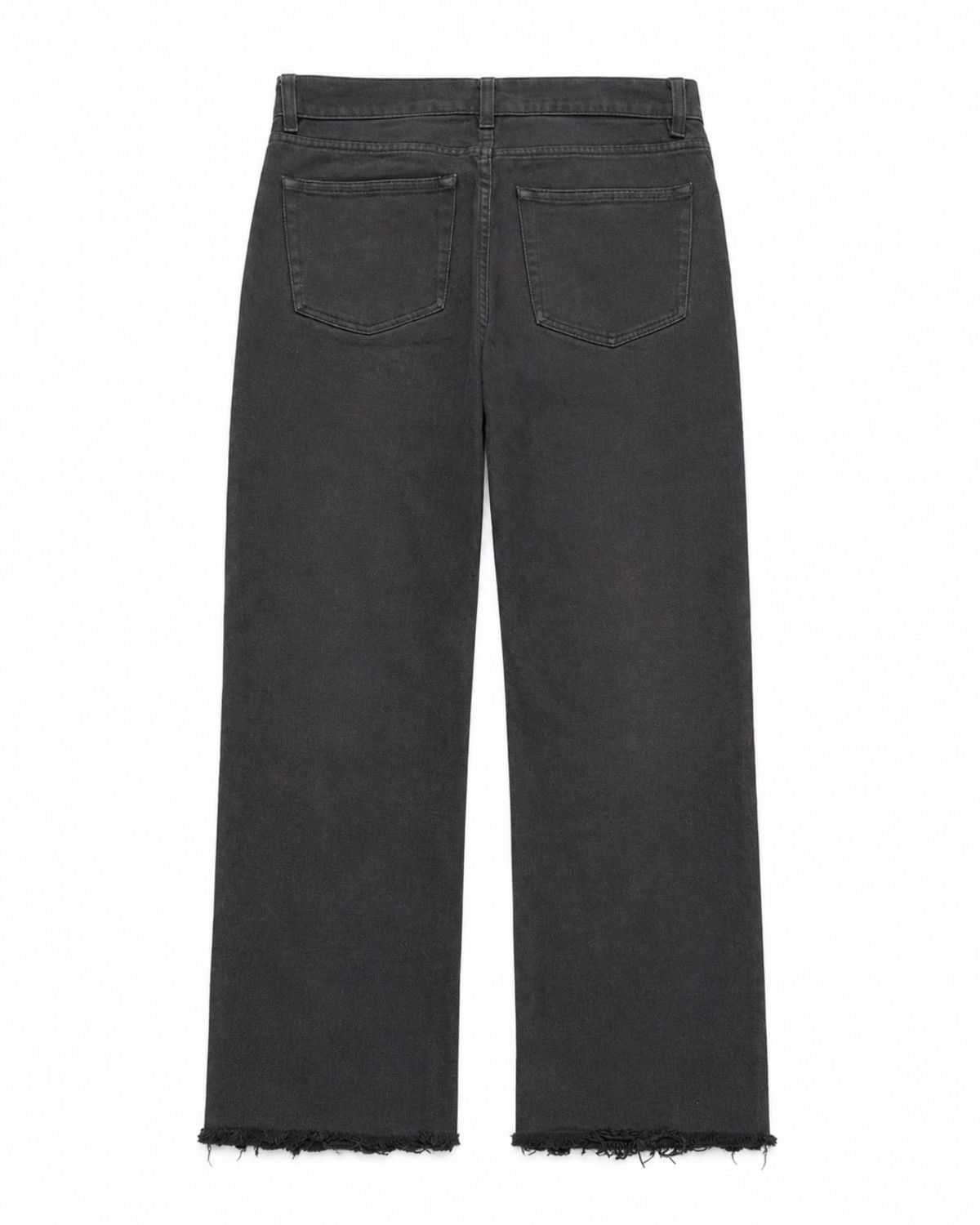 Helmut Lang Helmut Lang 1998 Black Straight Denim Jeans Size US 29 - 1 Thumbnail