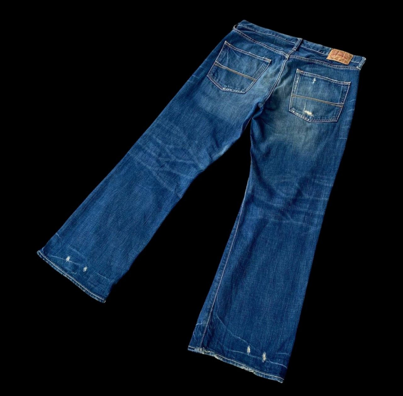 Other DISTRESSED ABERCROMBIE & FITCH BLUEWASH RIPPED DENIM W34X30 Size US 34 / EU 50 - 4 Thumbnail