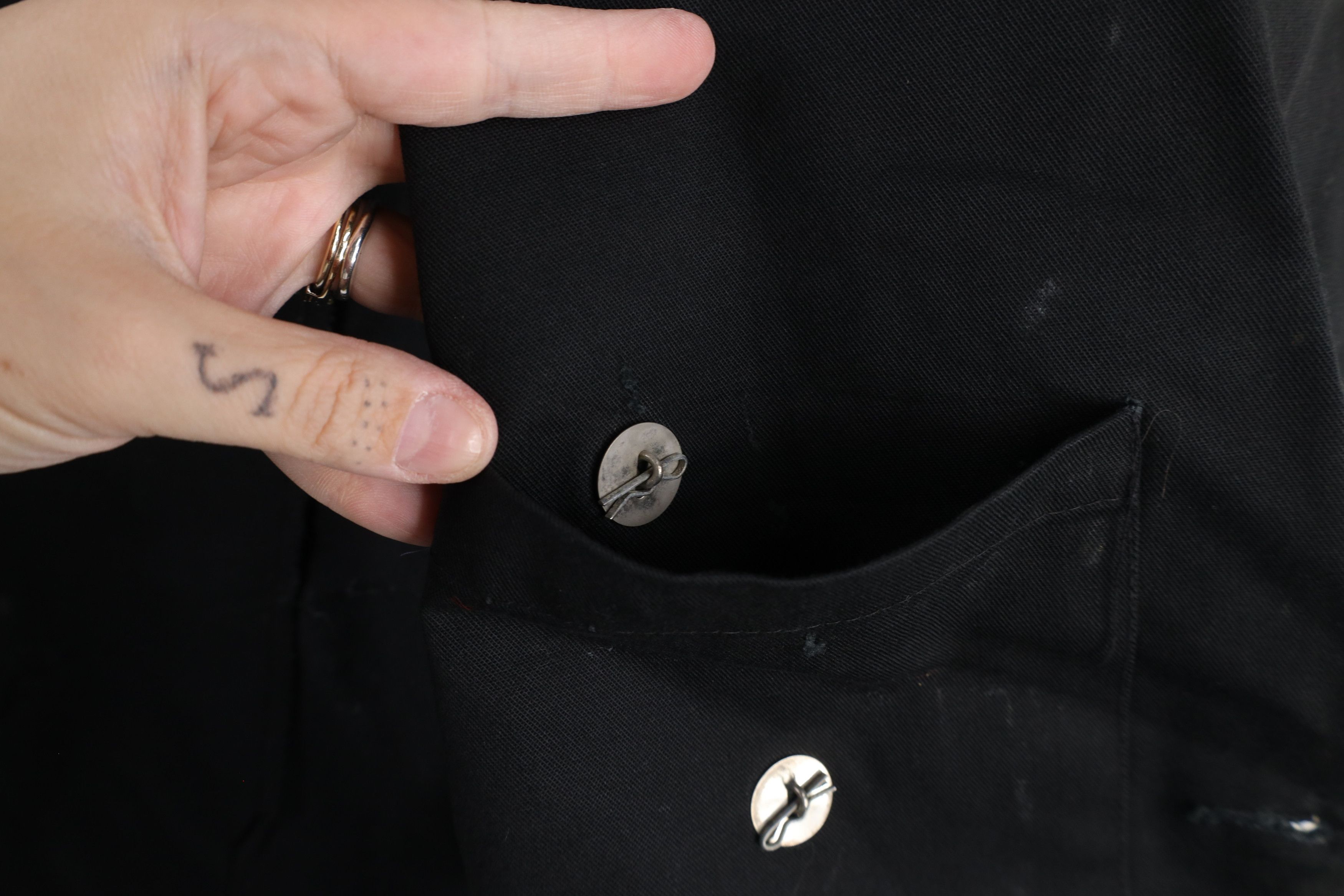 Vintage Vintage 70s Rockabilly Military Style Blazer Jacket USA Size S / US 4 / IT 40 - 13 Thumbnail