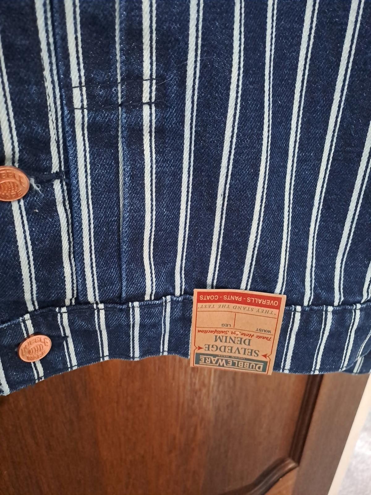Other Dubbleware Navy Pinstripe Jacket Size M Nimes-SS22 Selvedge Size US M / EU 48-50 / 2 - 3 Thumbnail