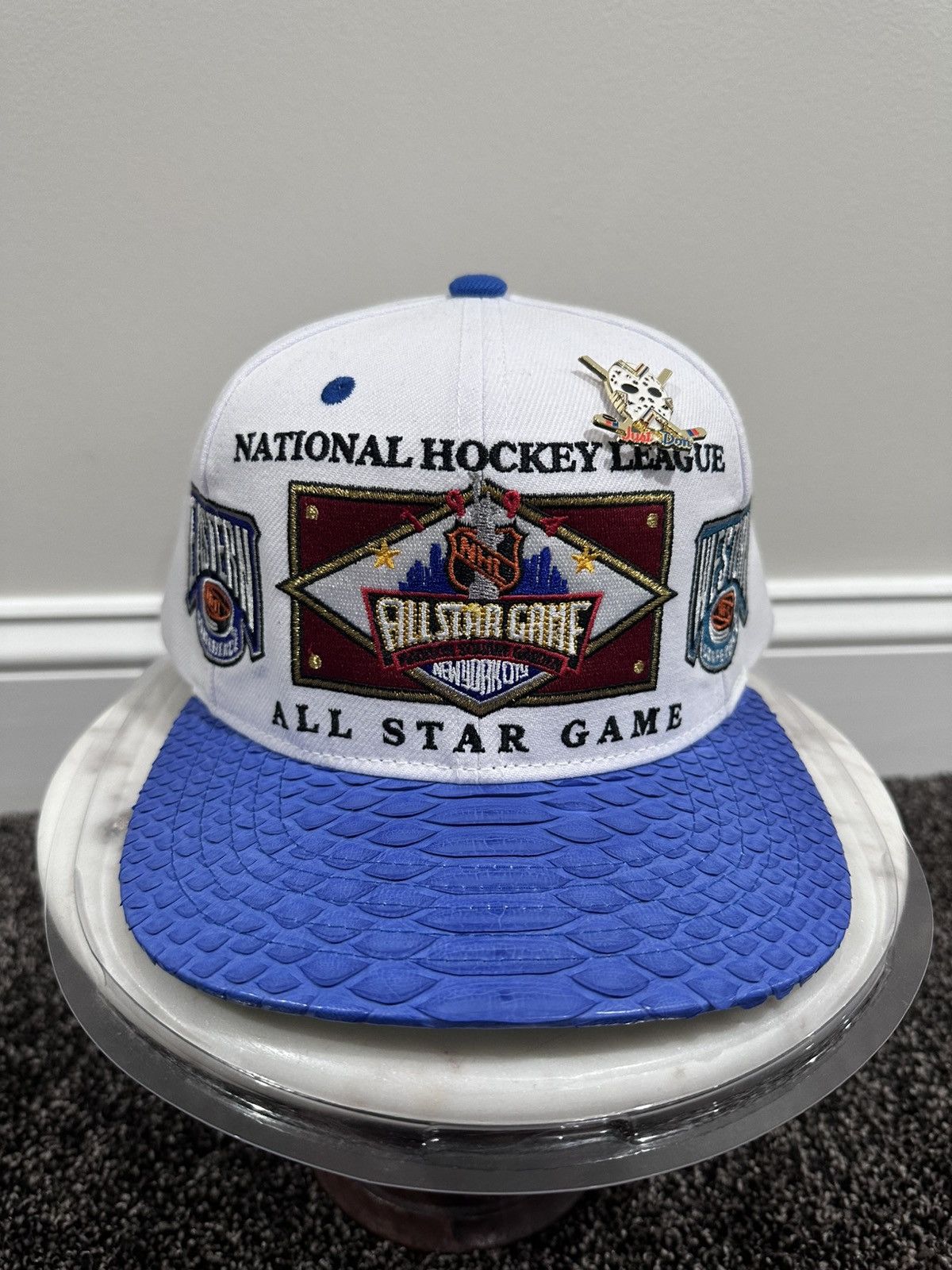 Just Don Just Don x Mitchell & Ness NHL All Star White/Blue Hat Size ONE SIZE - 1 Thumbnail