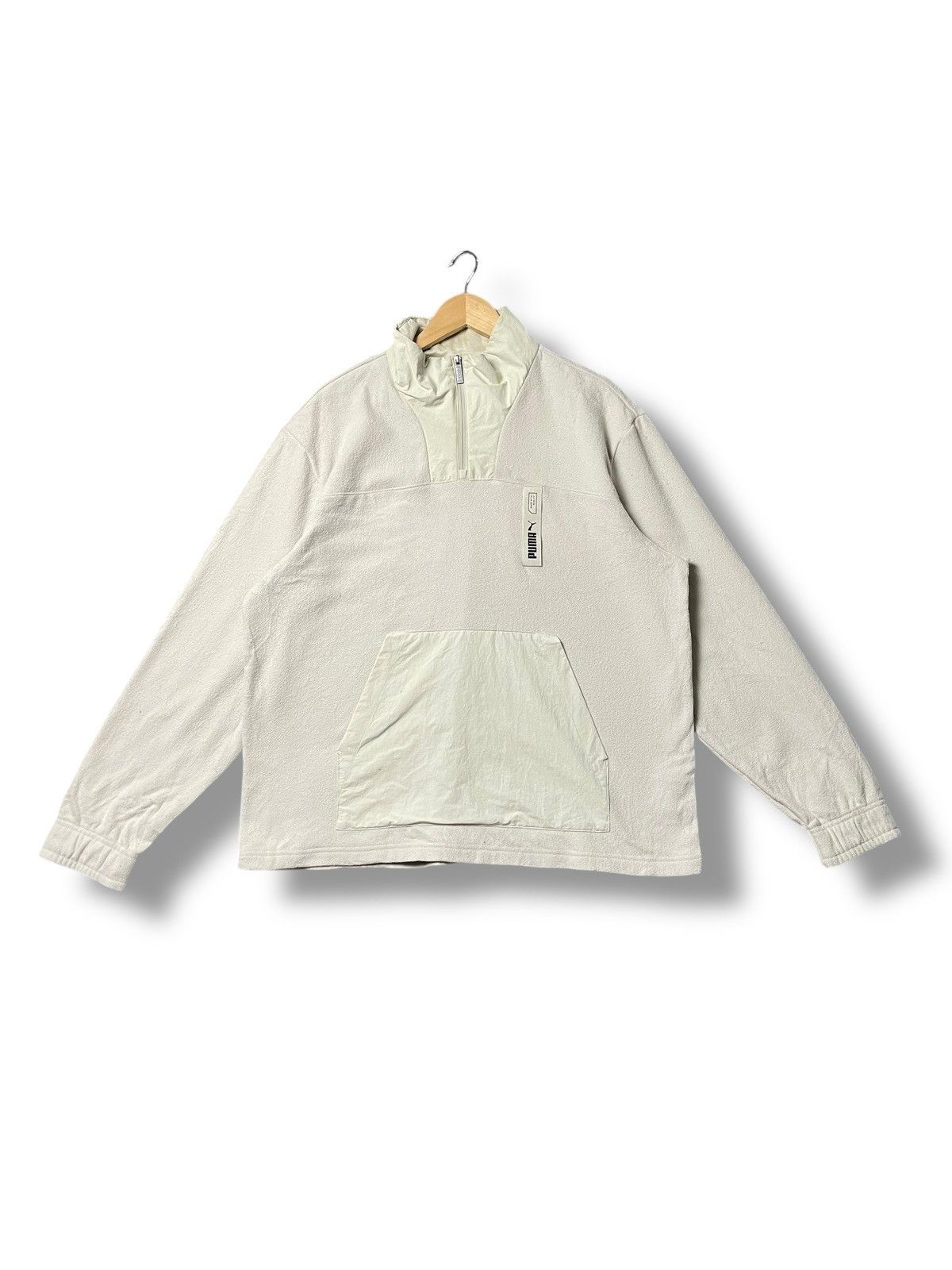 Puma × Vintage Vintage Puma Half Zipper Fleece Jacket (45) Size US XL / EU 56 / 4 - 1 Thumbnail