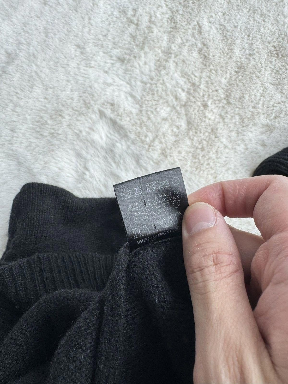 Balmain Balmain Black Button Sweater Size US L / EU 52-54 / 3 - 3 Thumbnail