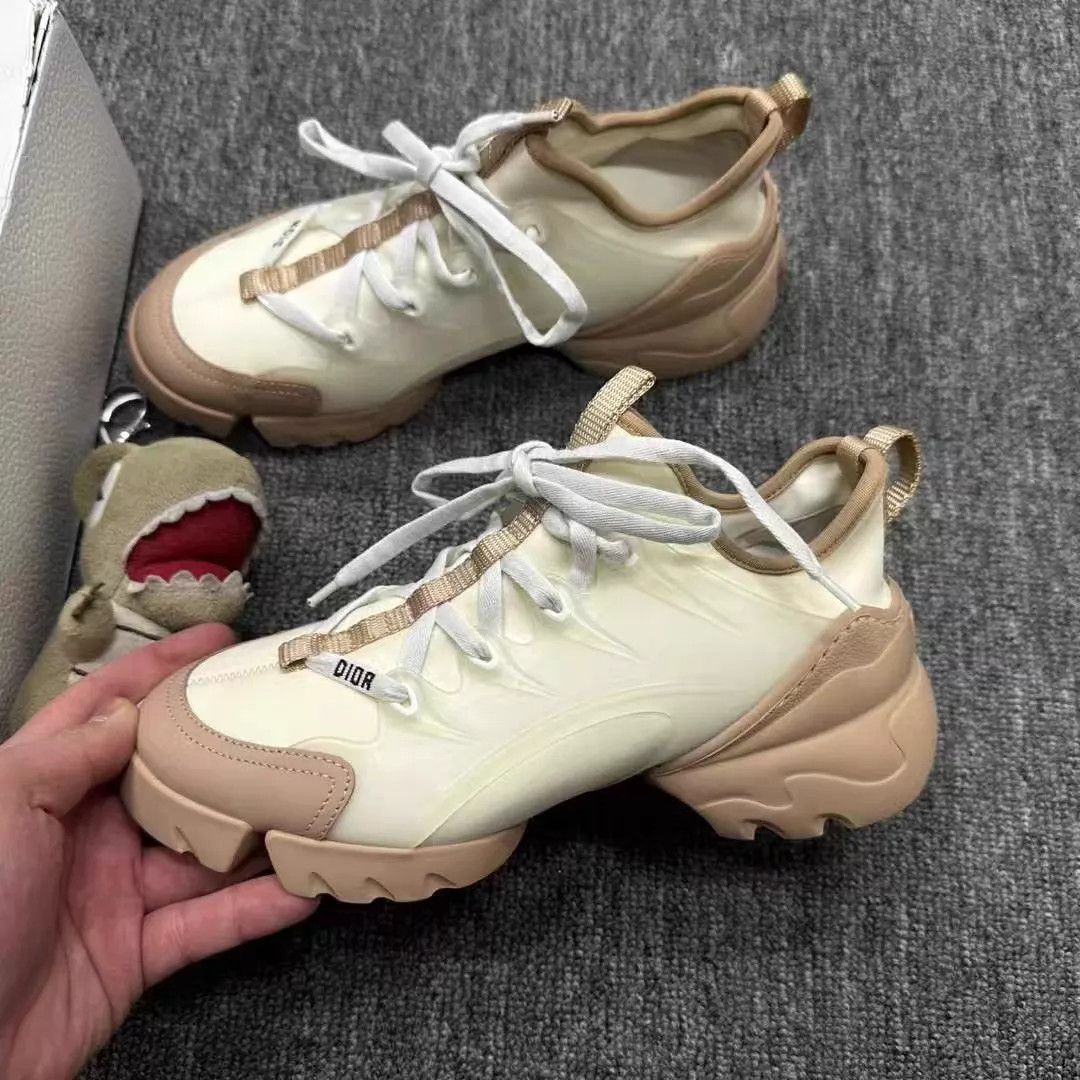 Dior Dior 99 new nude colorblock dad shoe 36 EU with box Size US 5.5 / IT 35.5 - 2 Thumbnail