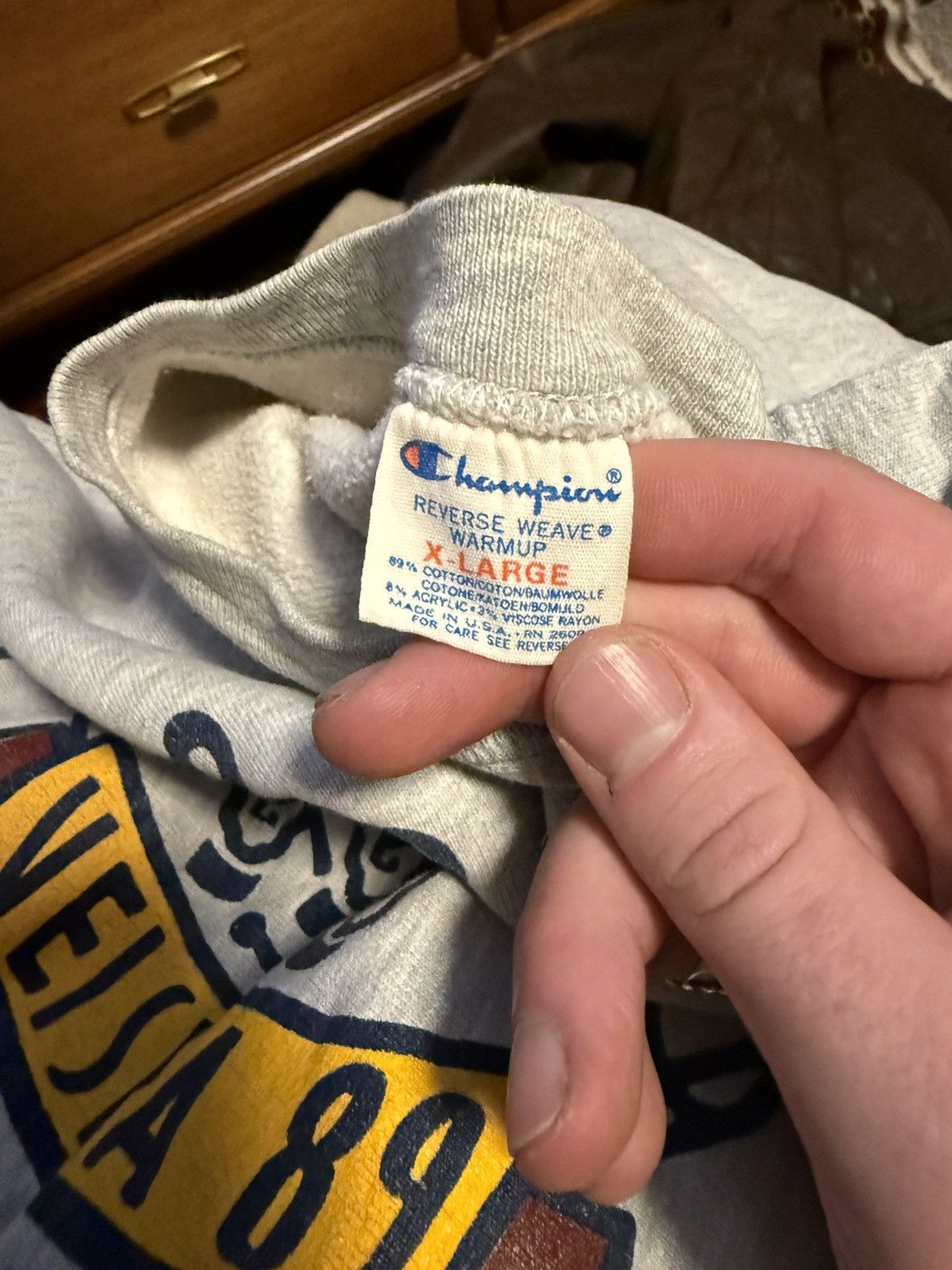 Vintage 90s Iowa state reverse weave veisha Size US XL / EU 56 / 4 - 2 Thumbnail
