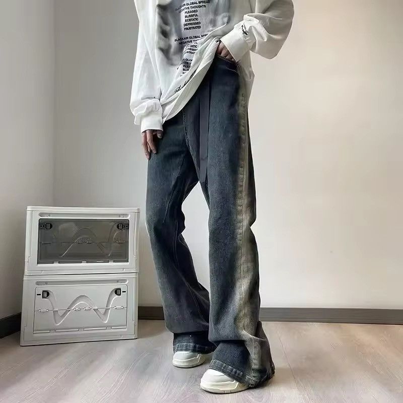Japanese Brand × Vintage Y2K Trendy Gradient Colour Flared Jeans Size US 30 / EU 46 - 1 Thumbnail