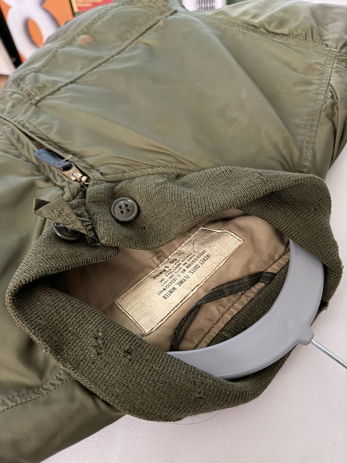 Vintage Vintage Military 60's WEP Flight Bomber Jacket Size US L / EU 52-54 / 3 - 7 Thumbnail