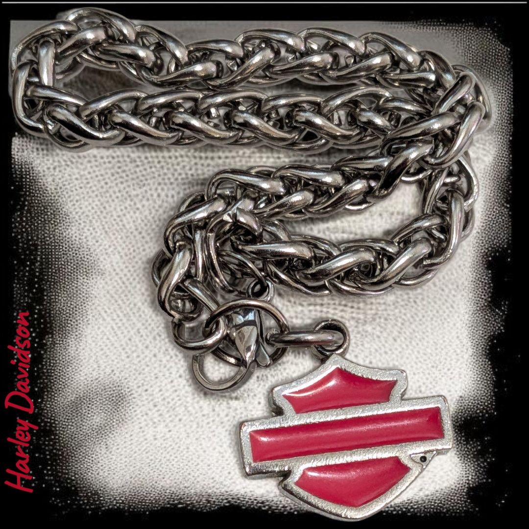 Harley Davidson HARLEY DAVIDSON Bar & Shield Charm Bracelet Stainless Steel Size ONE SIZE - 4 Thumbnail