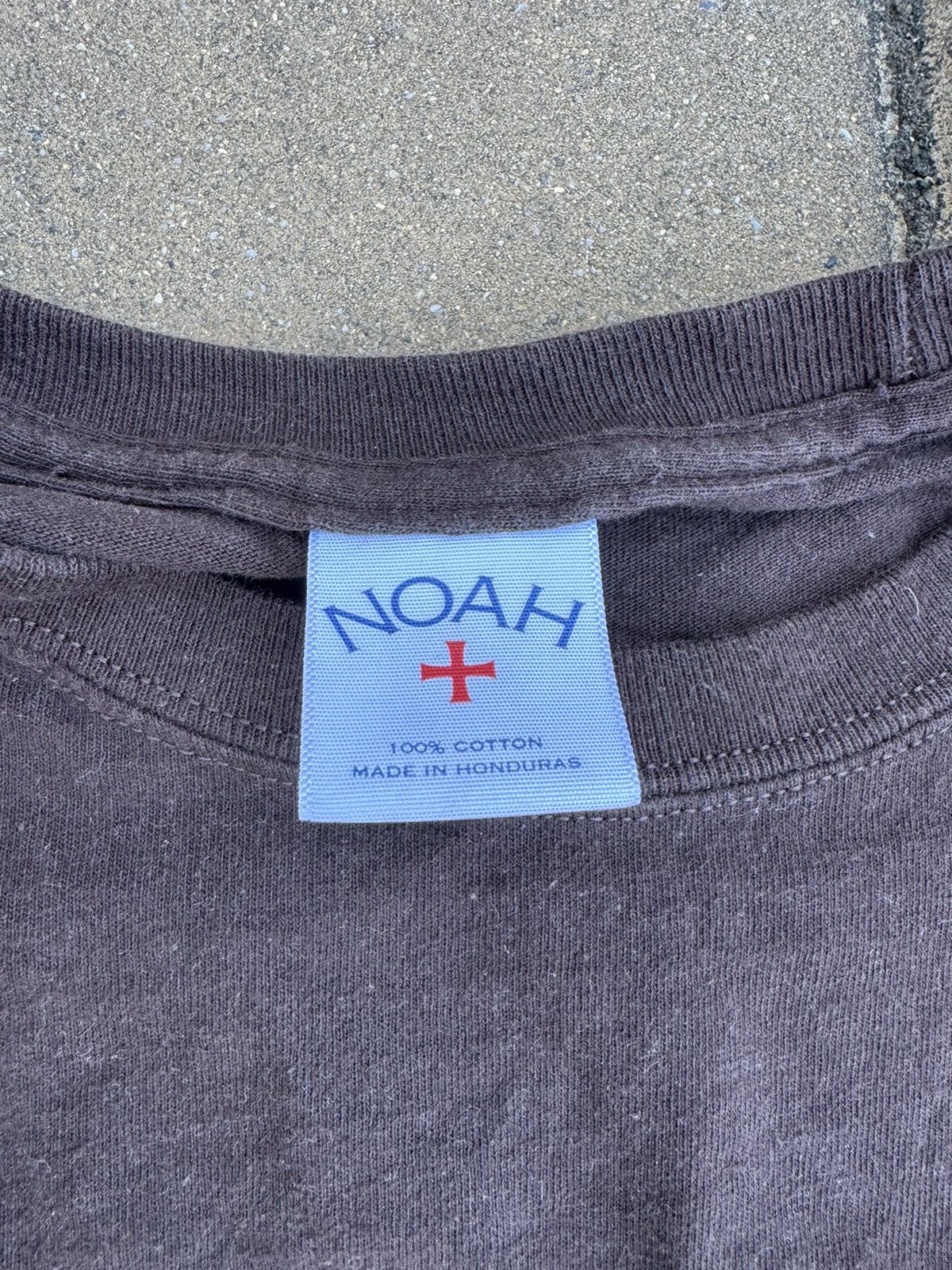 Noah Noah Rainbow Logo Long Sleeve T-Shirt Brown Size L Size US L / EU 52-54 / 3 - 3 Thumbnail