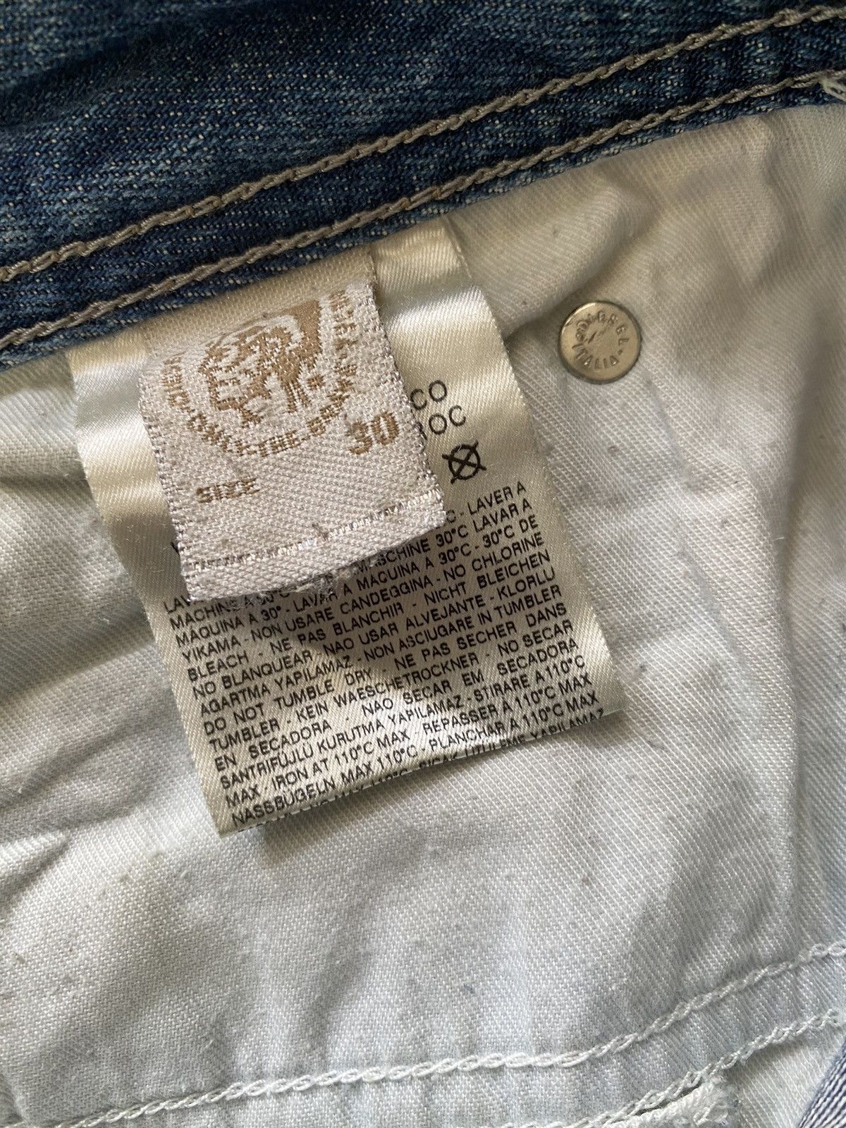 Diesel × Vintage VINTAGE DIESEL Y2K BOOTCUT ZATINY WASH JEANS PANTS Size 30" / US 8 / IT 44 - 9 Thumbnail