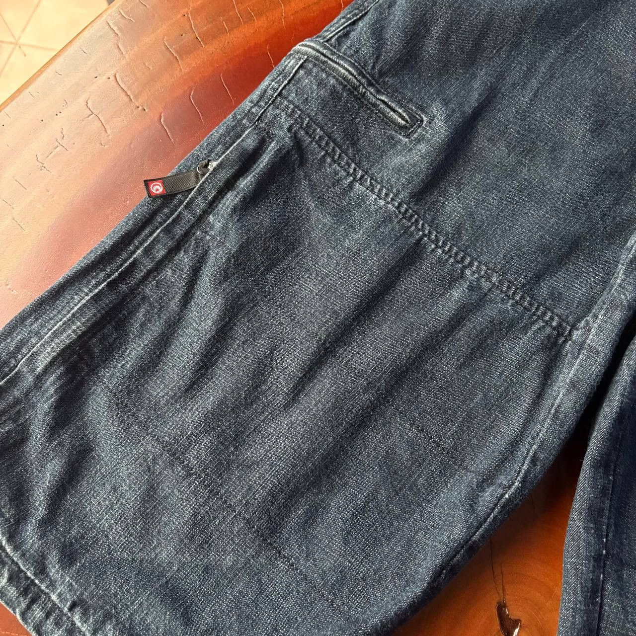 A.P.C. APC Jorts Multi Pocket Cargo Dark Blue Jeans Pants Size US 30 / EU 46 - 8 Thumbnail
