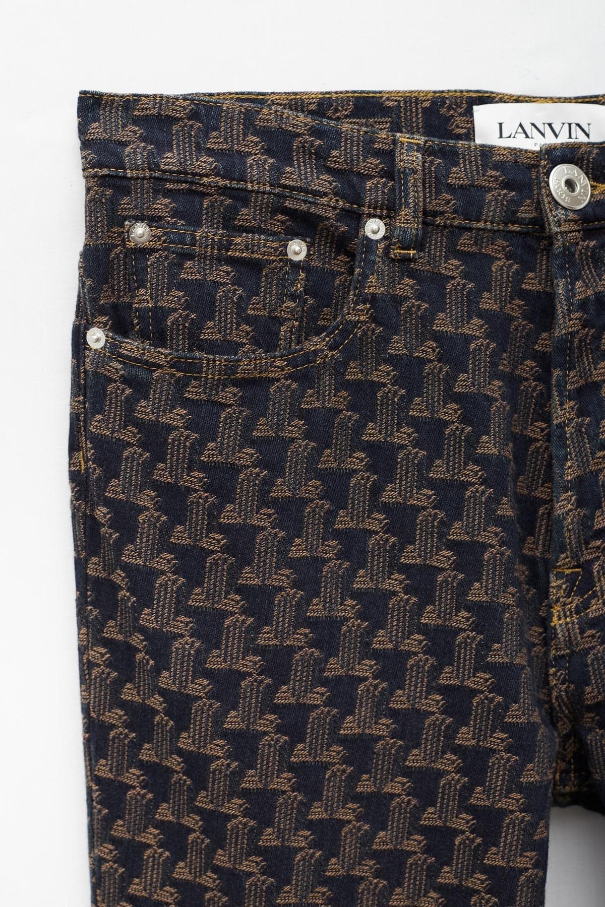 Lanvin o1y0125 Jeans Pant in Multicolor Size US 33 - 2 Thumbnail