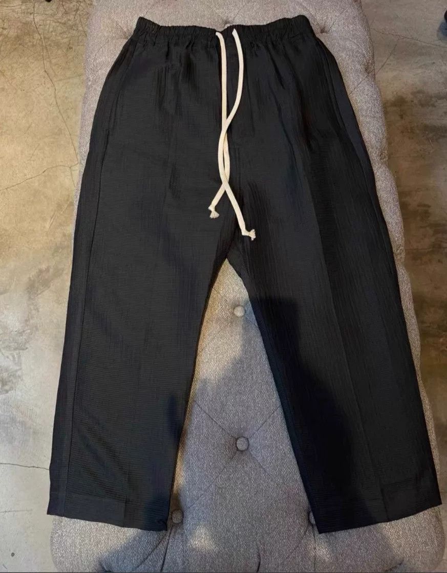 Rick Owens Rick Owens Black Cropped Trousers Size US 30 / EU 46 - 1 Thumbnail