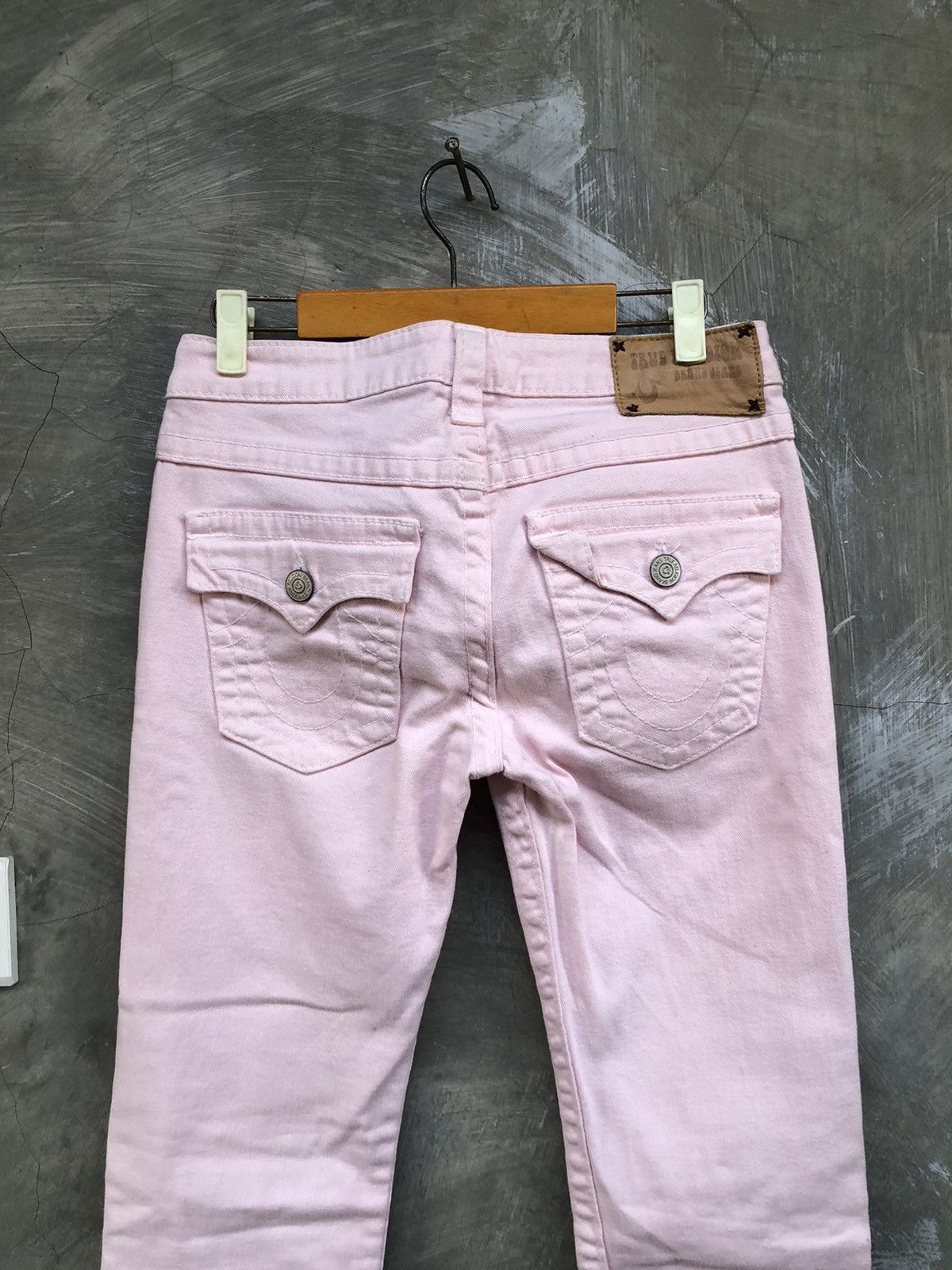 Designer × True Religion × Vintage True Religion Pink Denim Size 27" / US 4 / IT 40 - 10 Thumbnail