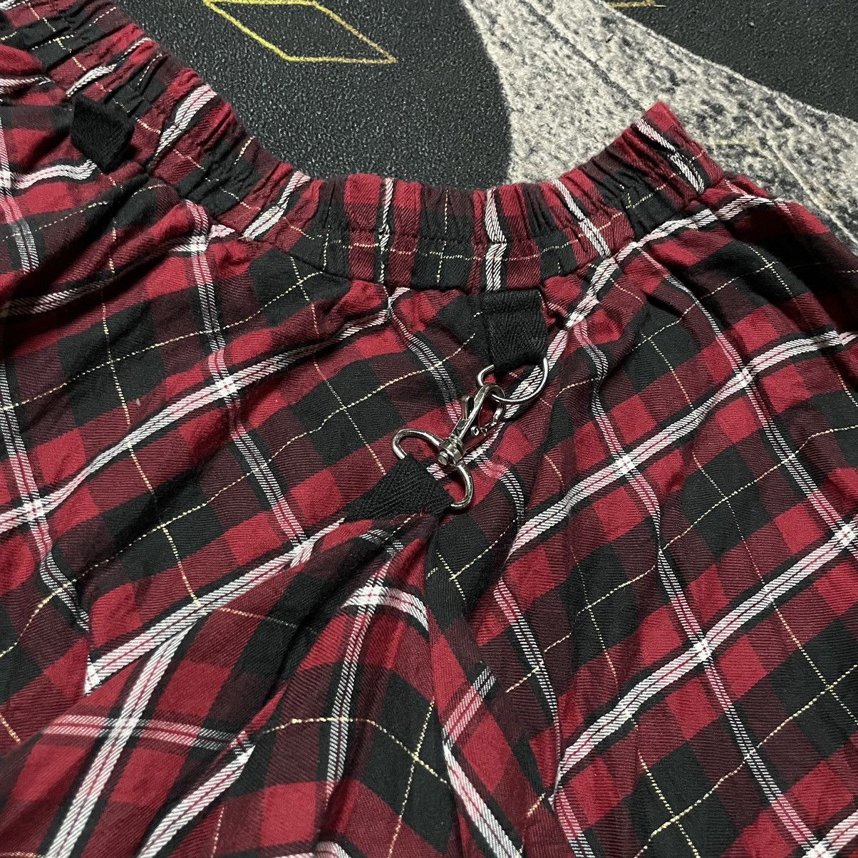 Japanese Brand × Seditionaries 💥Archive💥- PUTUMAYO Plaid Red Tartan Asymmectrical Skirt Size 28" / US 6 / IT 42 - 10 Thumbnail