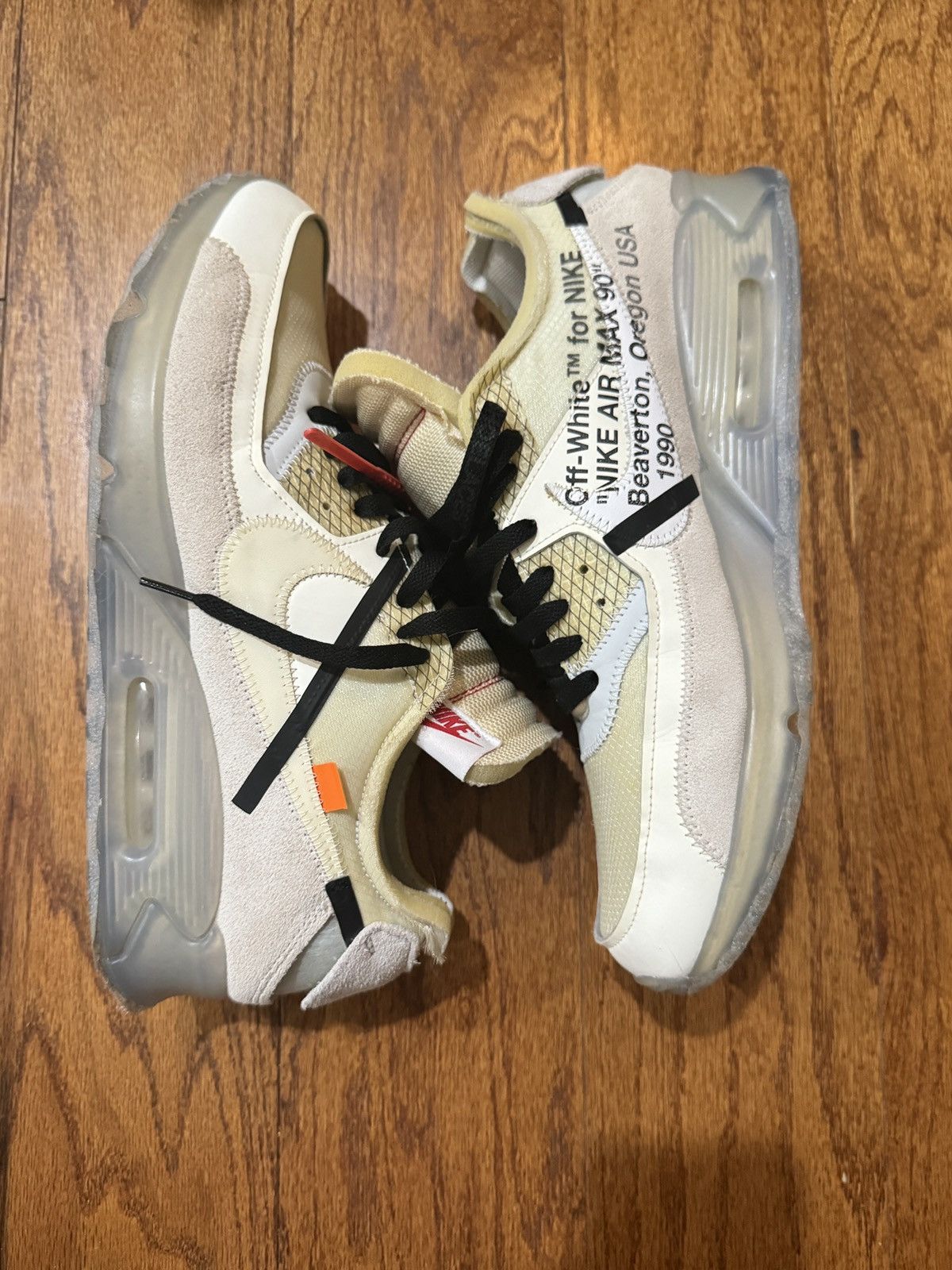Nike × Off-White × Virgil Abloh Nike Off-White x Air Max 90 ‘The Ten’ Size US 13 / EU 46 - 3 Thumbnail