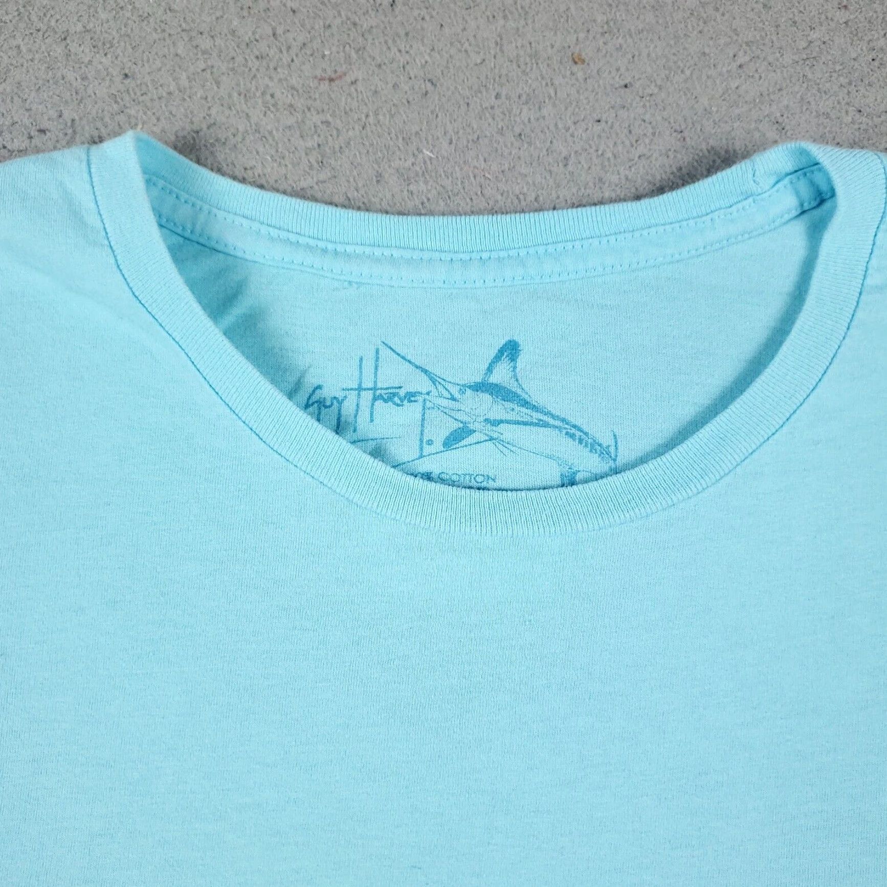 Guy Harvey Guy Harvey Blue Marlin Graphic T Shirt Womens Large Short Sleeve Crew Neck Size L / US 10 / IT 46 - 3 Thumbnail