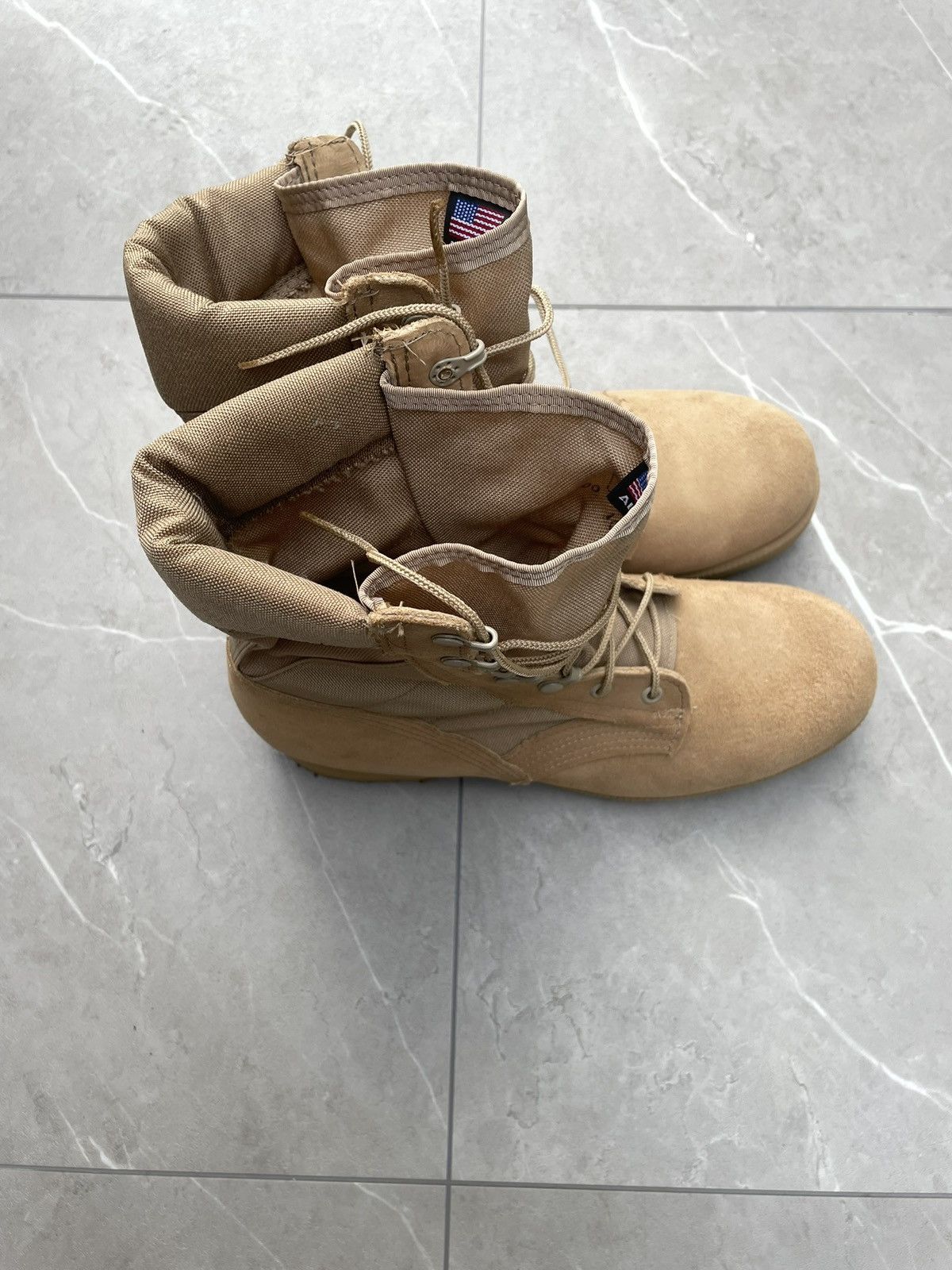 Vintage Vintage Military Tan Desert Boots Size US 10.5 / EU 43-44 - 8 Thumbnail