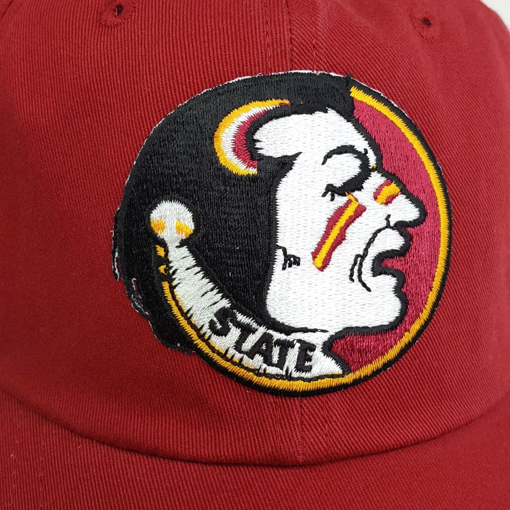 Russell Athletic VINTAGE Florida State Seminoles Hat NCAA Red Logo Cap Retro Size ONE SIZE - 6 Thumbnail