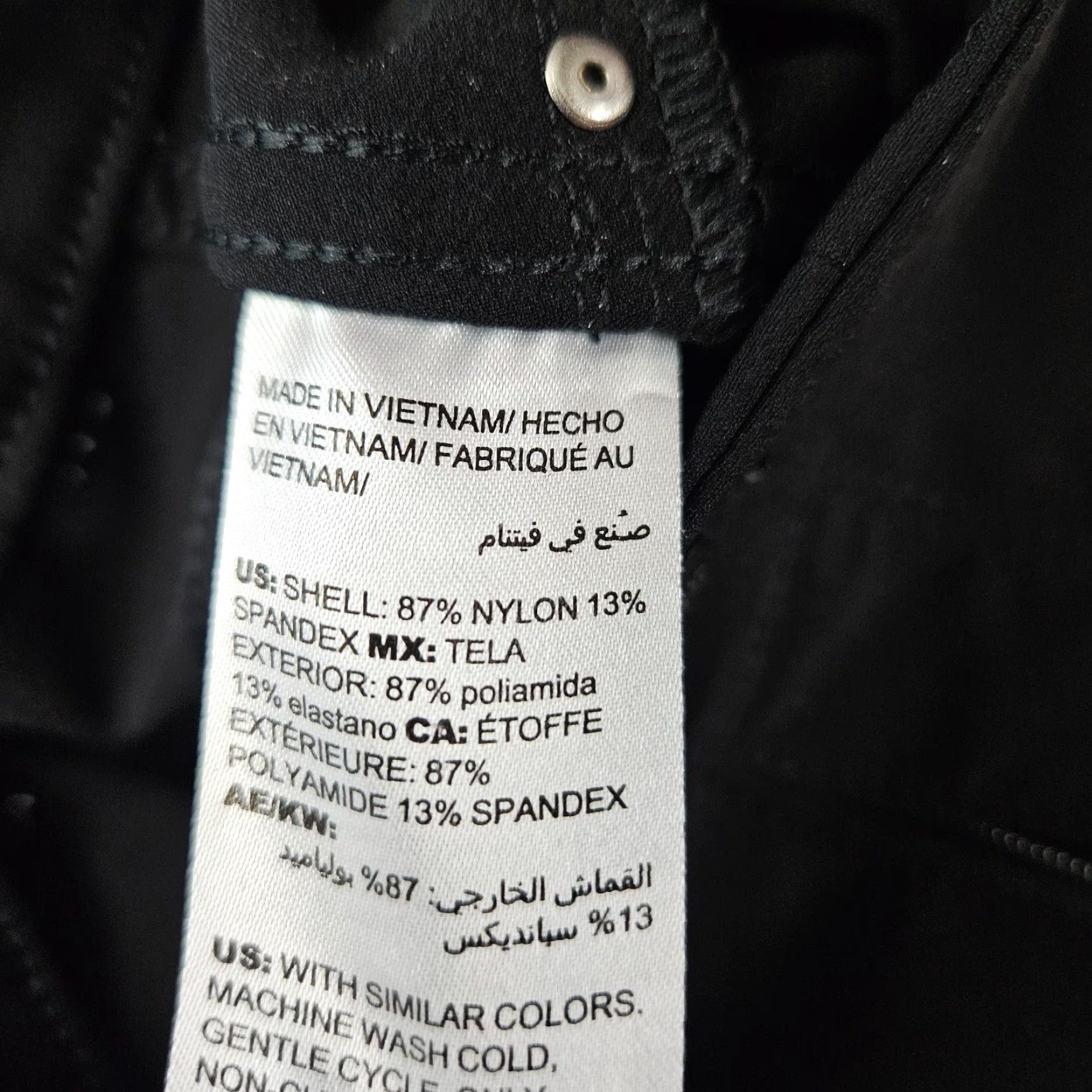 Vintage VINTAGE Chico's Womens Tech Stretch Slim Ankle Pants Sz 14 Black High Rise Womens Slim Ankle Stretch Nylon Spandex 18" Waist 28" Inseam 11.5" Rise Size 36" / US 14 / IT 50 - 6 Thumbnail