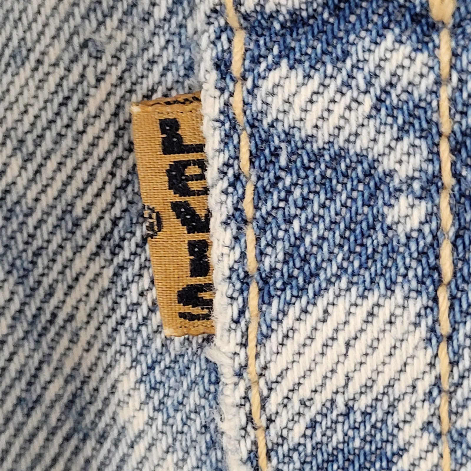 Levi's Vintage LEVIS 573 Tapered Jeans Womens 16/18 34x31 Acid-Wash Size 40" / US 18 - 16 Thumbnail
