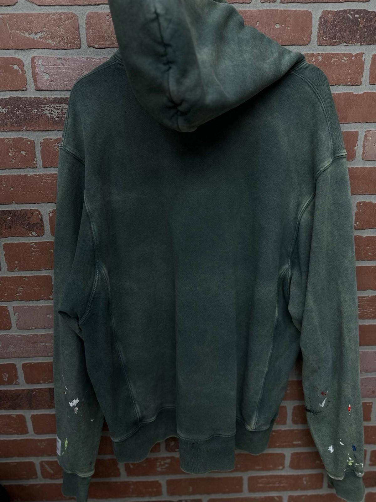 Gallery Dept. Gallery Dept Paint Splatter Sweatshirt Hoodie Size XXL Green Size US XXL / EU 58 / 5 - 9 Thumbnail