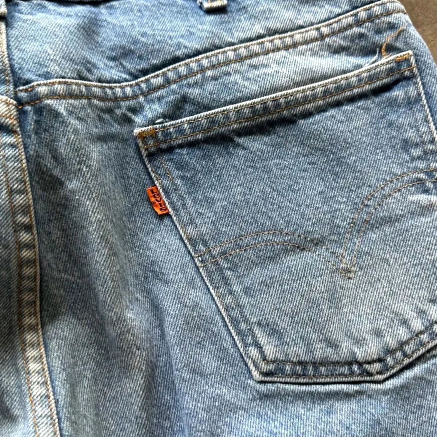 Levi's VINTAGE Levi's 646 Orange Tab Flared Denim Jeans Men 36x31 Blue Regular Size 36 Flared Jeans Mens Size US 36 / EU 52 - 2 Thumbnail