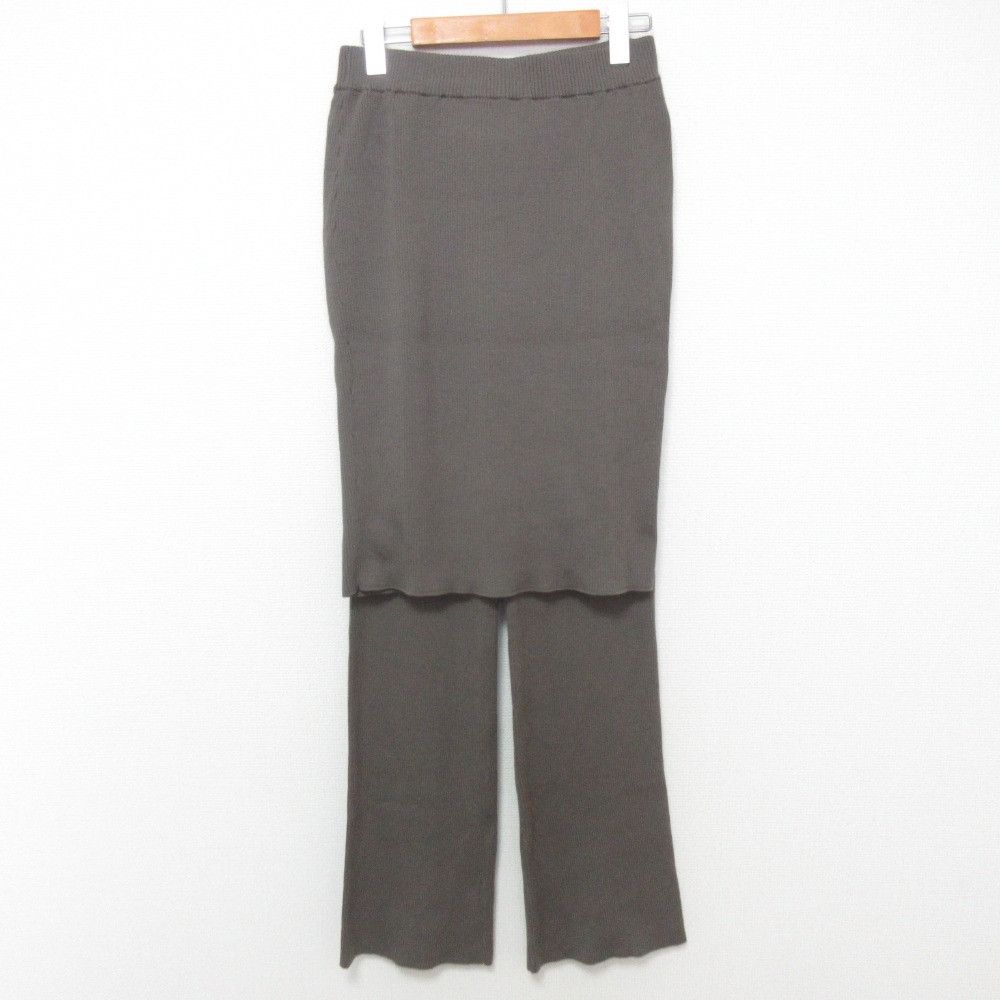Other Other EVERYDAY I LIKE Knit 2way Skirt Pants Textile Bottoms DUTY FREE for USA Size ONE SIZE - 1 Thumbnail