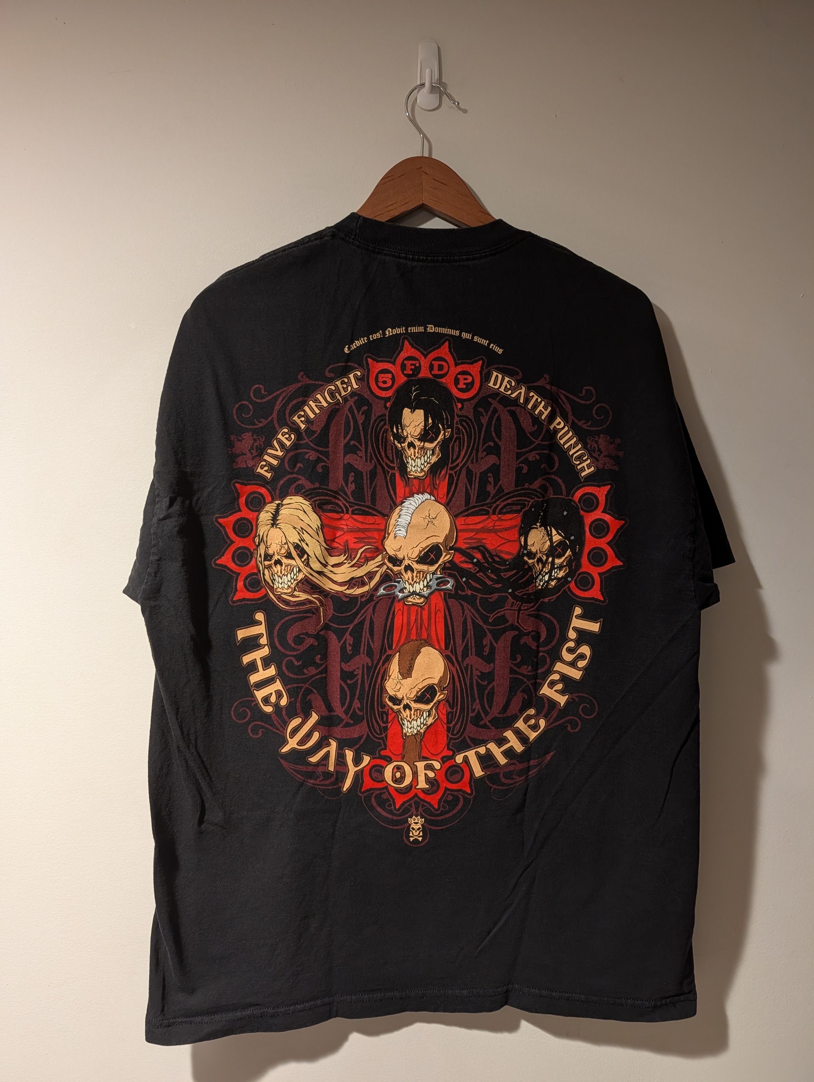 Band Tees Five Finger Death Punch Way of the Fist Band T-Shirt Double Size US XL / EU 56 / 4 - 4 Thumbnail