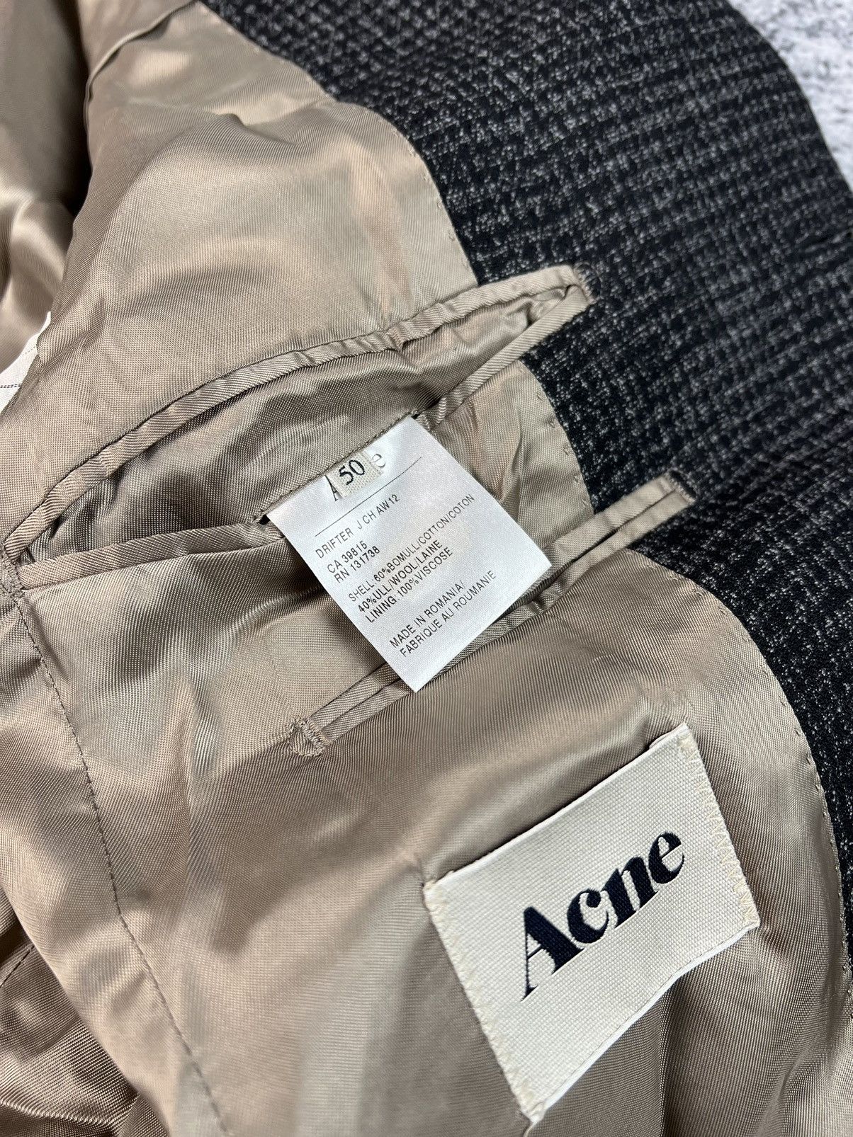 Acne Studios Acne studios tweed blazer jacket Size 50S - 10 Thumbnail