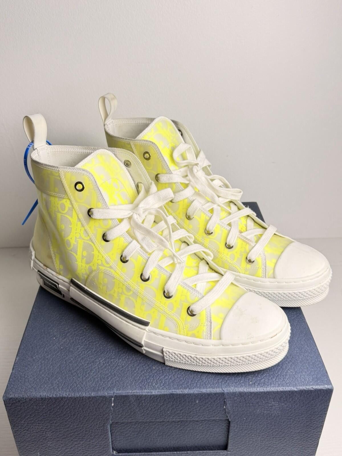 Dior Dior B23 High-Top Sneakers Oblique Canvas SZ 44 (US 11) Size US 11 / EU 44 - 1 Thumbnail
