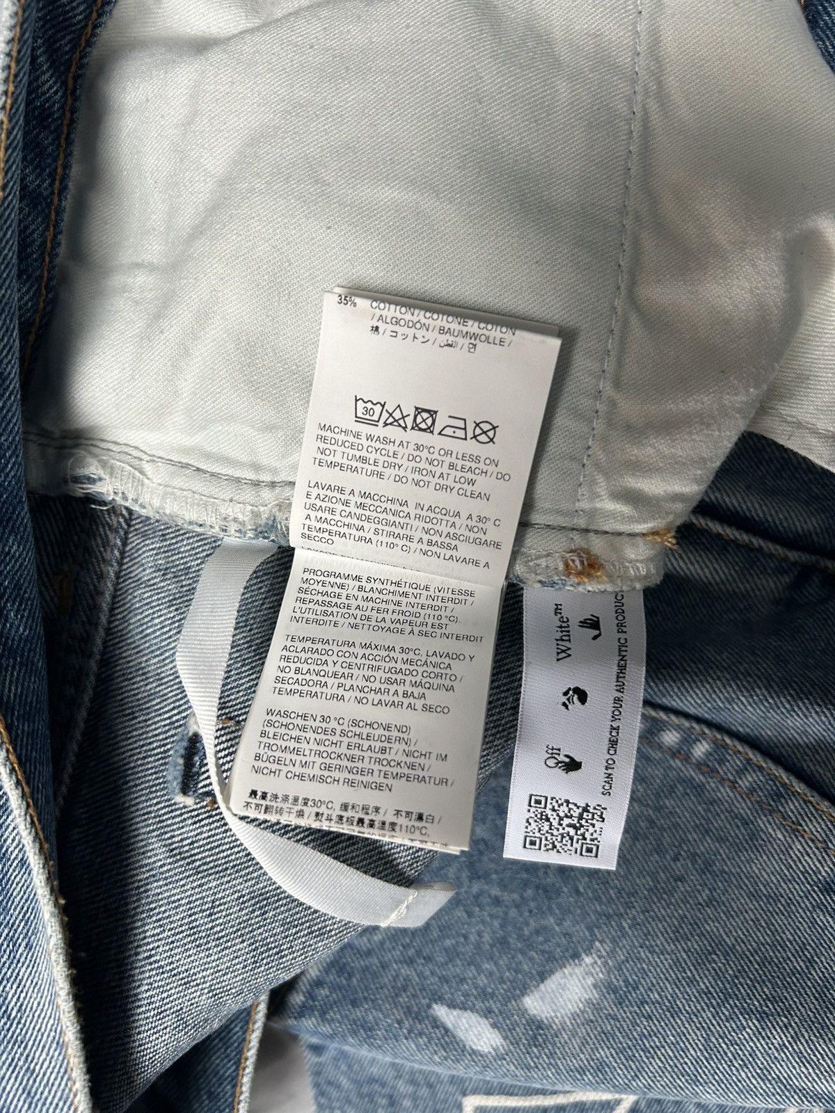 Off-White Off-white jeans Size US 35 - 10 Thumbnail