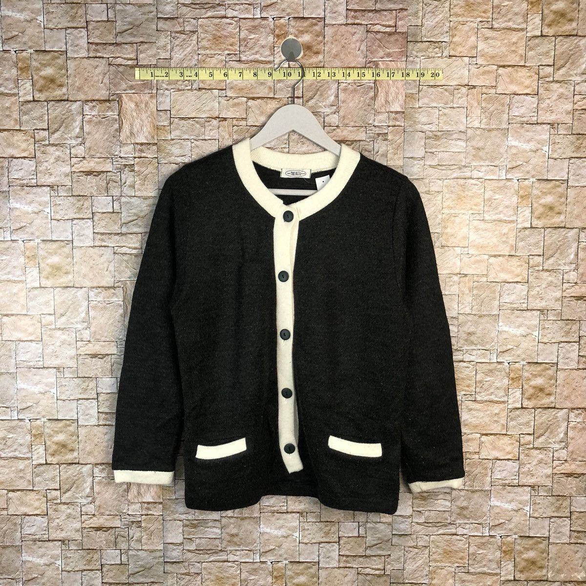 Homespun Knitwear × Japanese Brand The Blue Black japan Cardigan #A868 Size S / US 4 / IT 40 - 1 Thumbnail