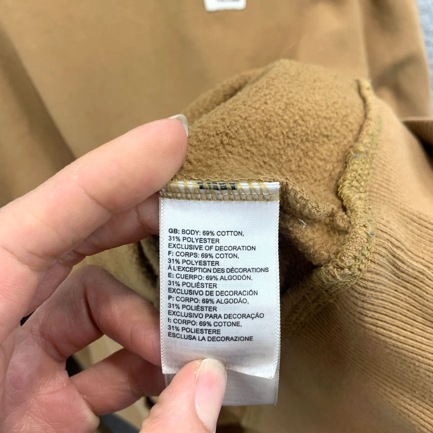The North Face The North Face Sweatshirt Beige L Crew Neck Long Sleeve Logo Pullover Men Size US L / EU 52-54 / 3 - 4 Thumbnail