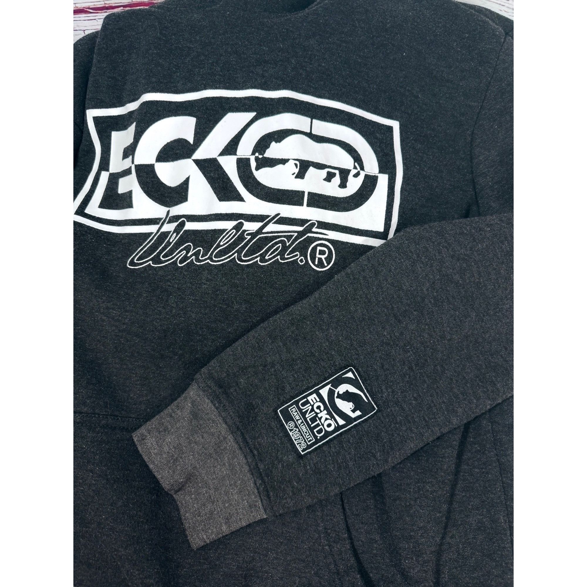 Ecko Unltd. Ecko Unltd Rhino Hoodie Sweatshirt M Black Street Wear Hip H Size US M / EU 48-50 / 2 - 4 Thumbnail