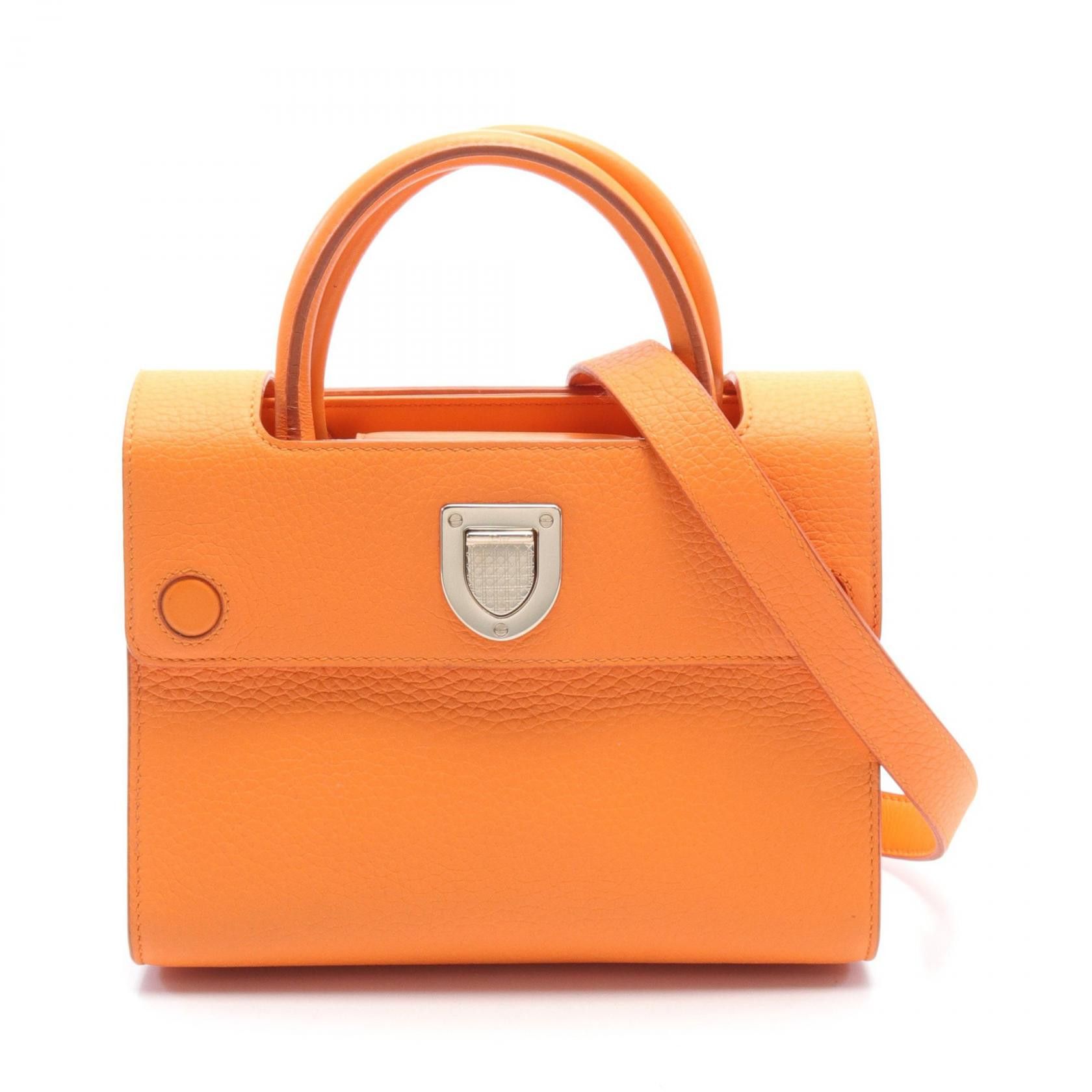 Dior Dior Mini Diorever Bag Leather Handbag in Very Good Condition Size ONE SIZE - 1 Thumbnail