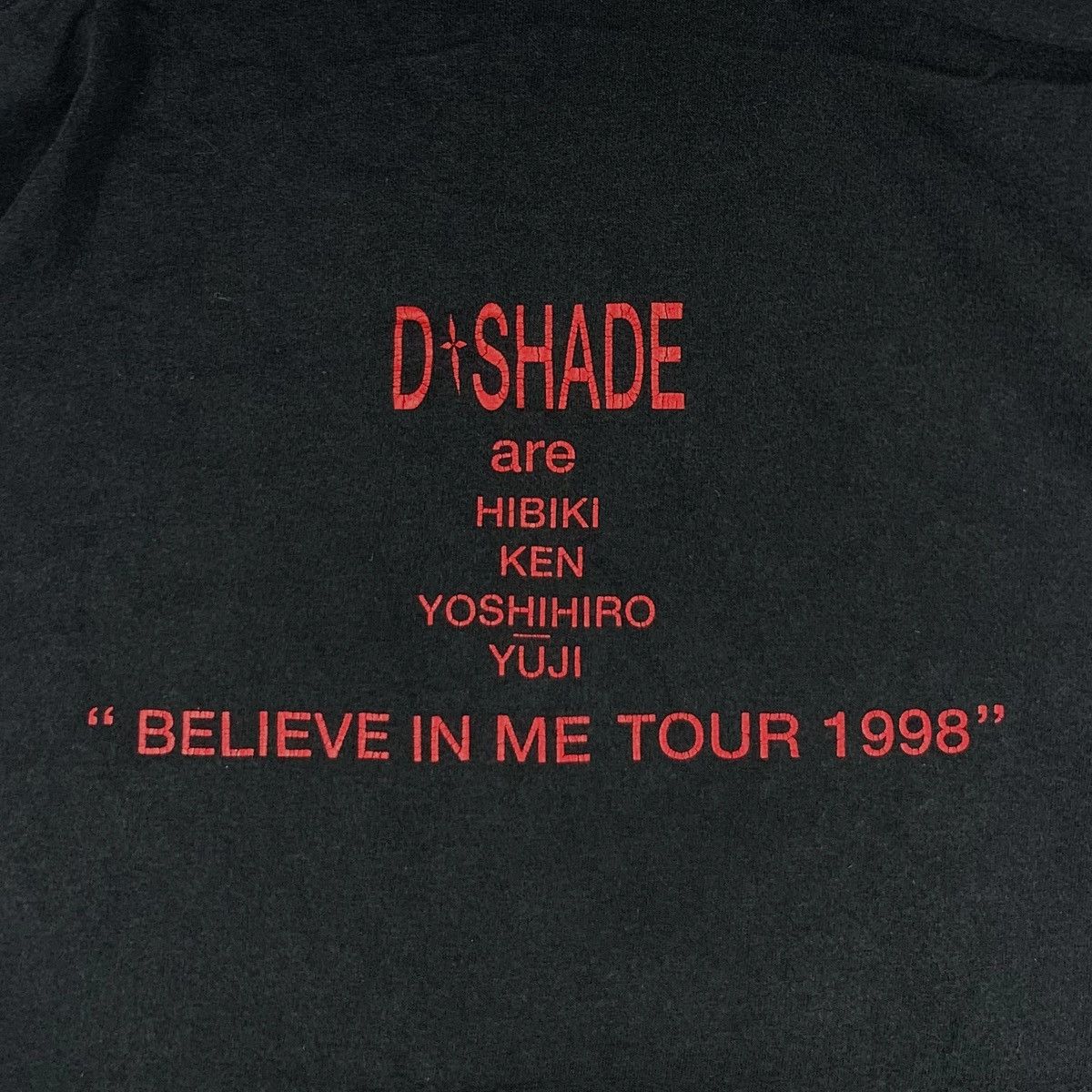 Jerzees Vintage 1998 D-SHADE DEAREST SHADE Visual Kei Tee Shirt Size M / US 6-8 / IT 42-44 - 5 Thumbnail