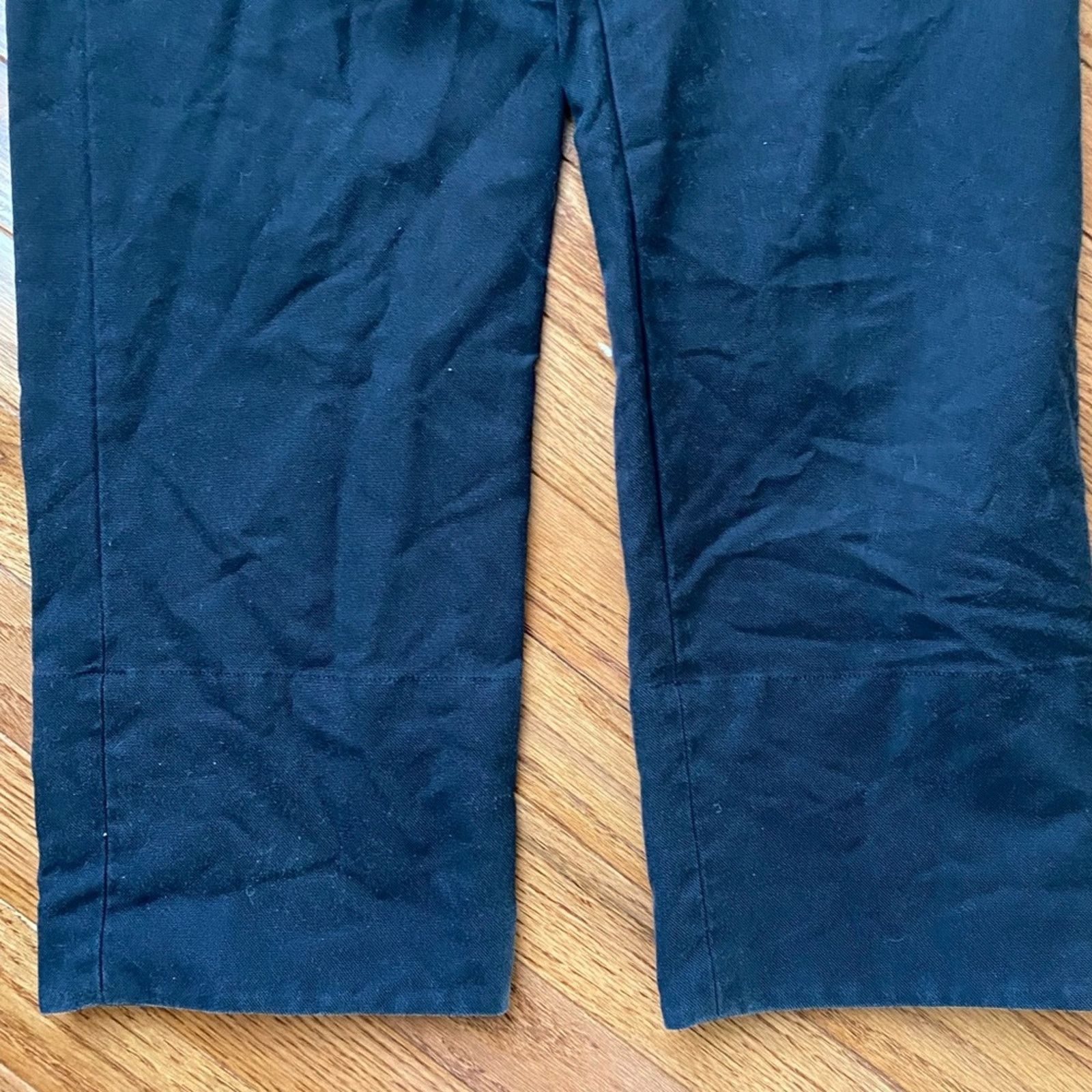 Helmut Lang Helmut Lang $495 Womens Black Trouser Pant w Plaid Cuff 2 Size 26" / US 2 / IT 38 - 11 Thumbnail