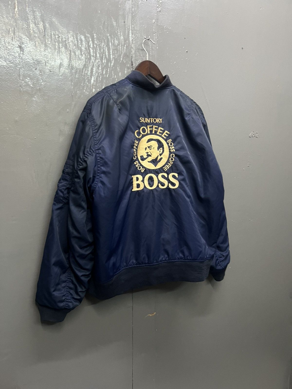 Vintage Vintage Suntory Boss Coffee Bomber Jacket Size US L / EU 52-54 / 3 - 6 Thumbnail