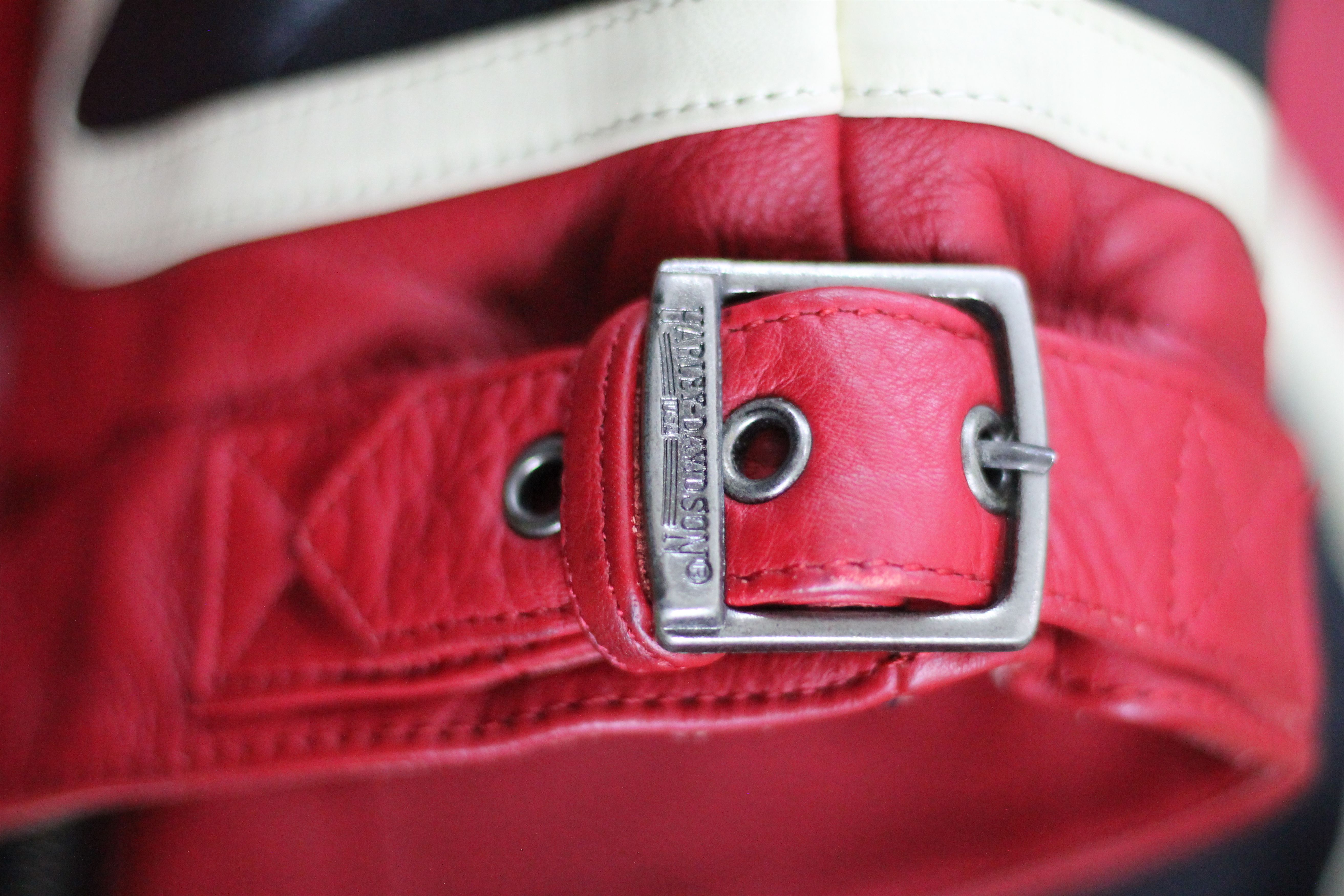 Harley Davidson × Vintage RARE! Vintage HARLEY DAVIDSON Leather Jacket. Size US L / EU 52-54 / 3 - 13 Thumbnail