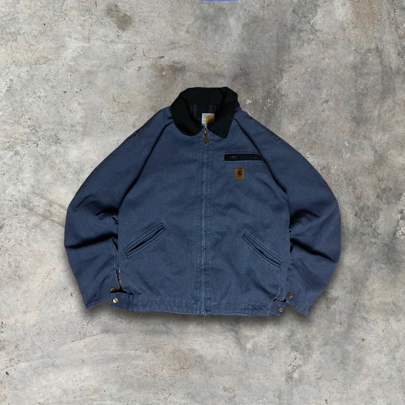 Carhartt Carhartt Detroit work wear jacket jacke blau Size US L / EU 52-54 / 3 - 1 Thumbnail