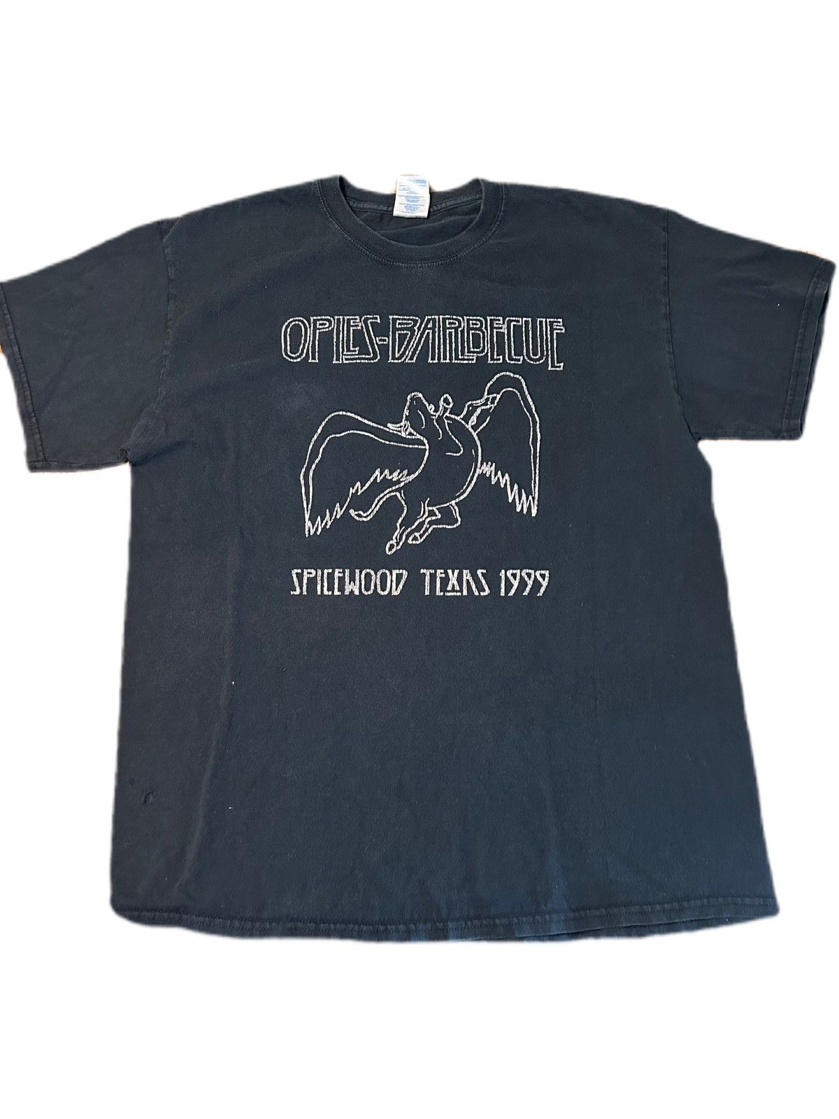 Band Tees × Vintage Vintage Humor Shirt BBQ Zepplin Size US L / EU 52-54 / 3 - 1 Thumbnail