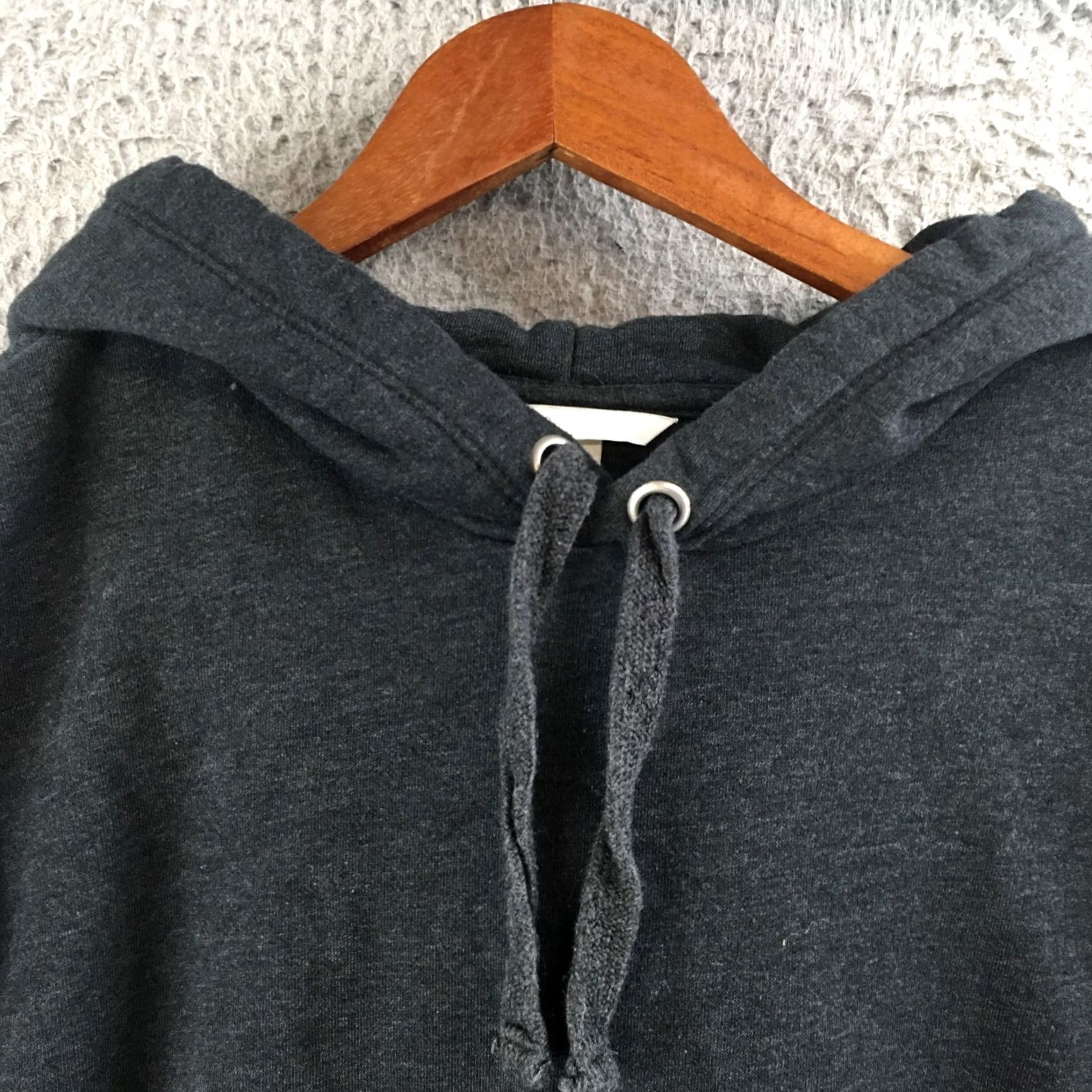 H&M H&M Hoodie Mens L Black Cotton Blend Pullover Long Sleeve Drawstring Pockets Hoodie Size US L / EU 52-54 / 3 - 3 Thumbnail
