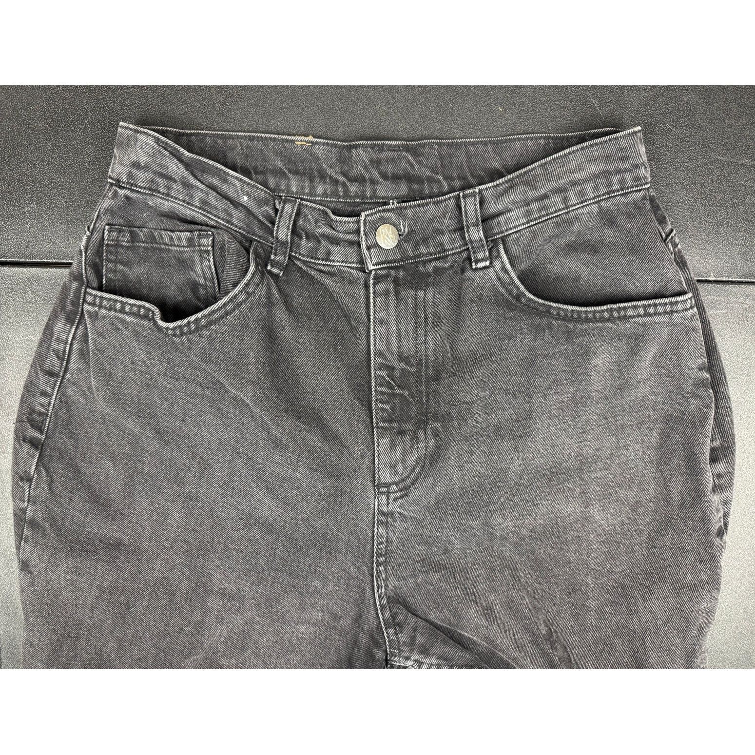 RVCA Vintage RV Black Denim Jeans – 90s / Y2K Straight Leg Size 30" / US 8 / IT 44 - 4 Thumbnail