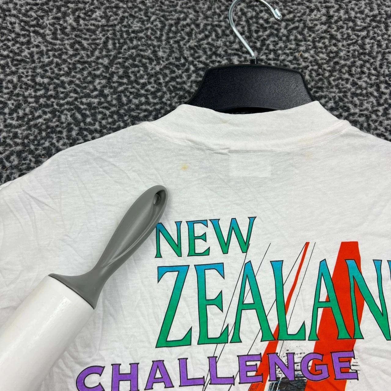 Hanes Vintage New Zealand Challenge Shirt Men XL Short Sleeve Size US XL / EU 56 / 4 - 8 Thumbnail